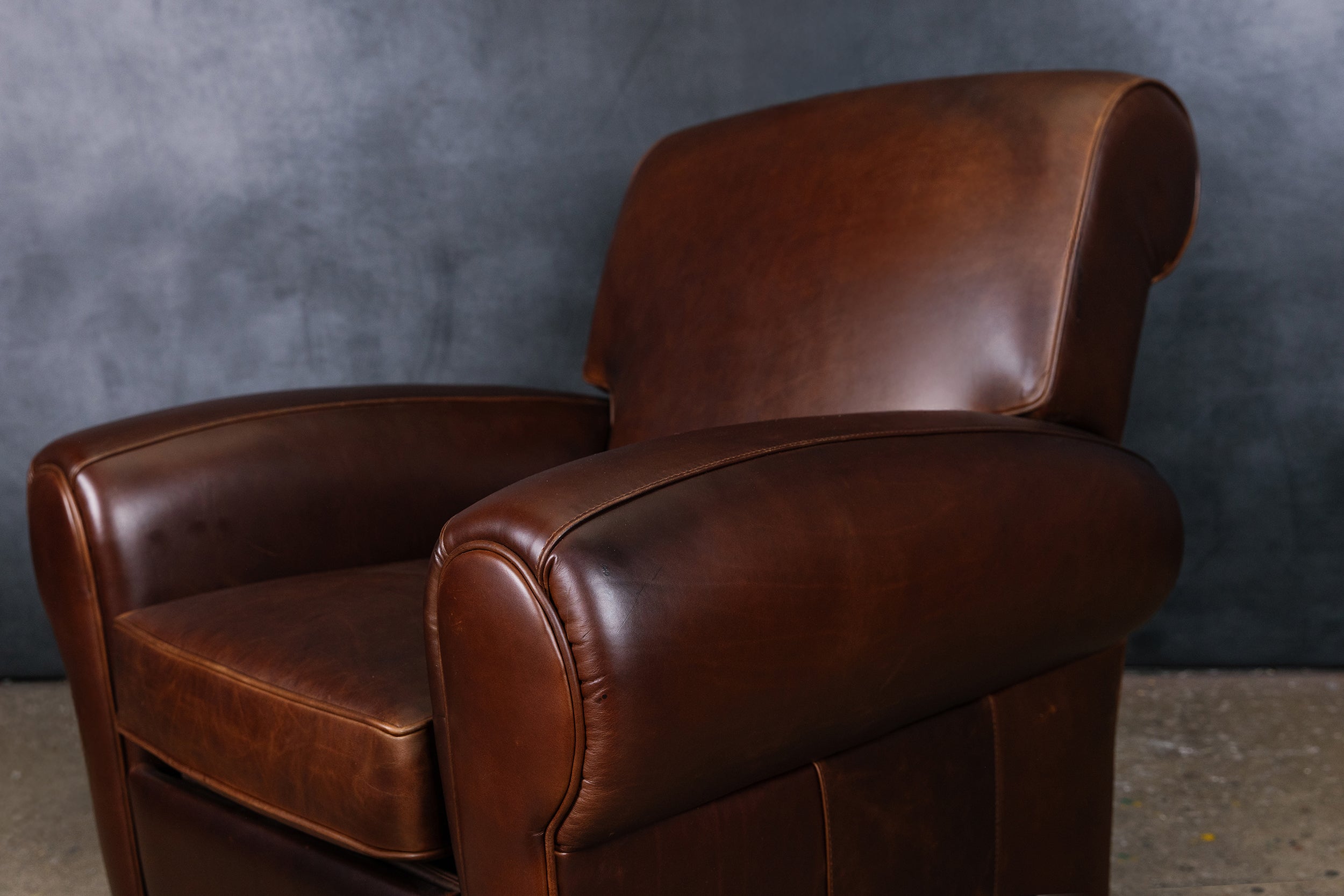 FAUTEUIL INCLINABLE EN CUIR ANTONIO