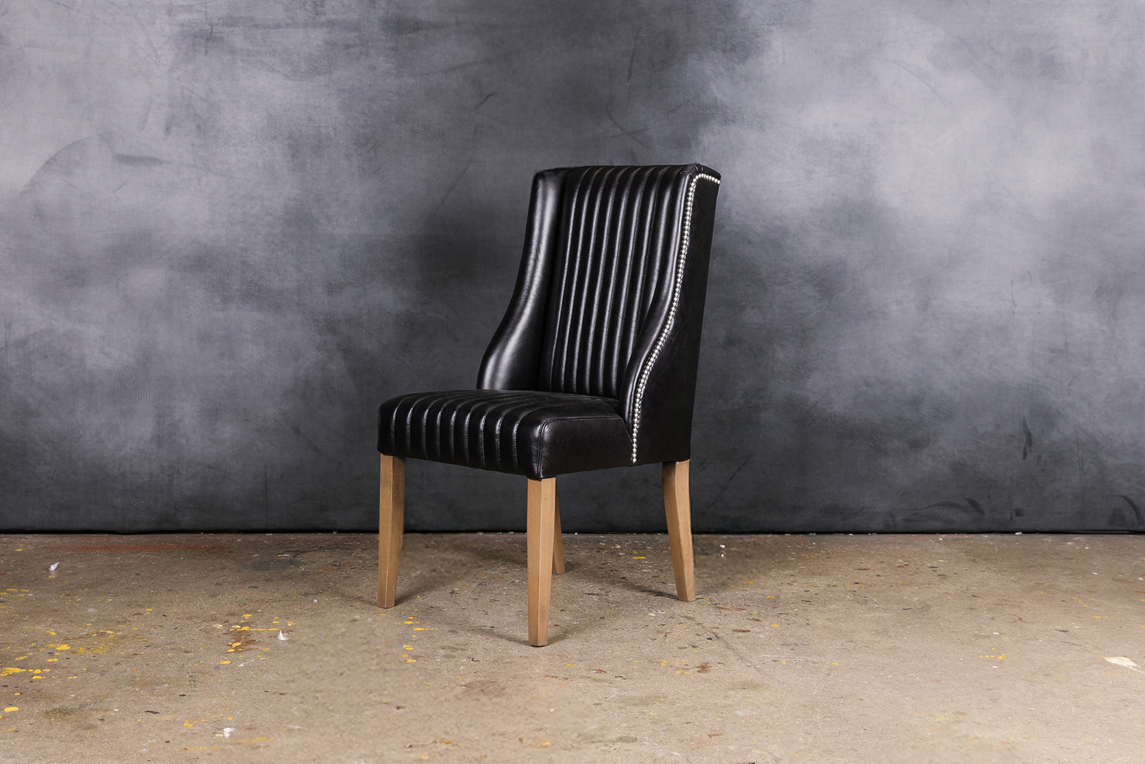 THUNDERBIRD LEATHER DINING CHAIR