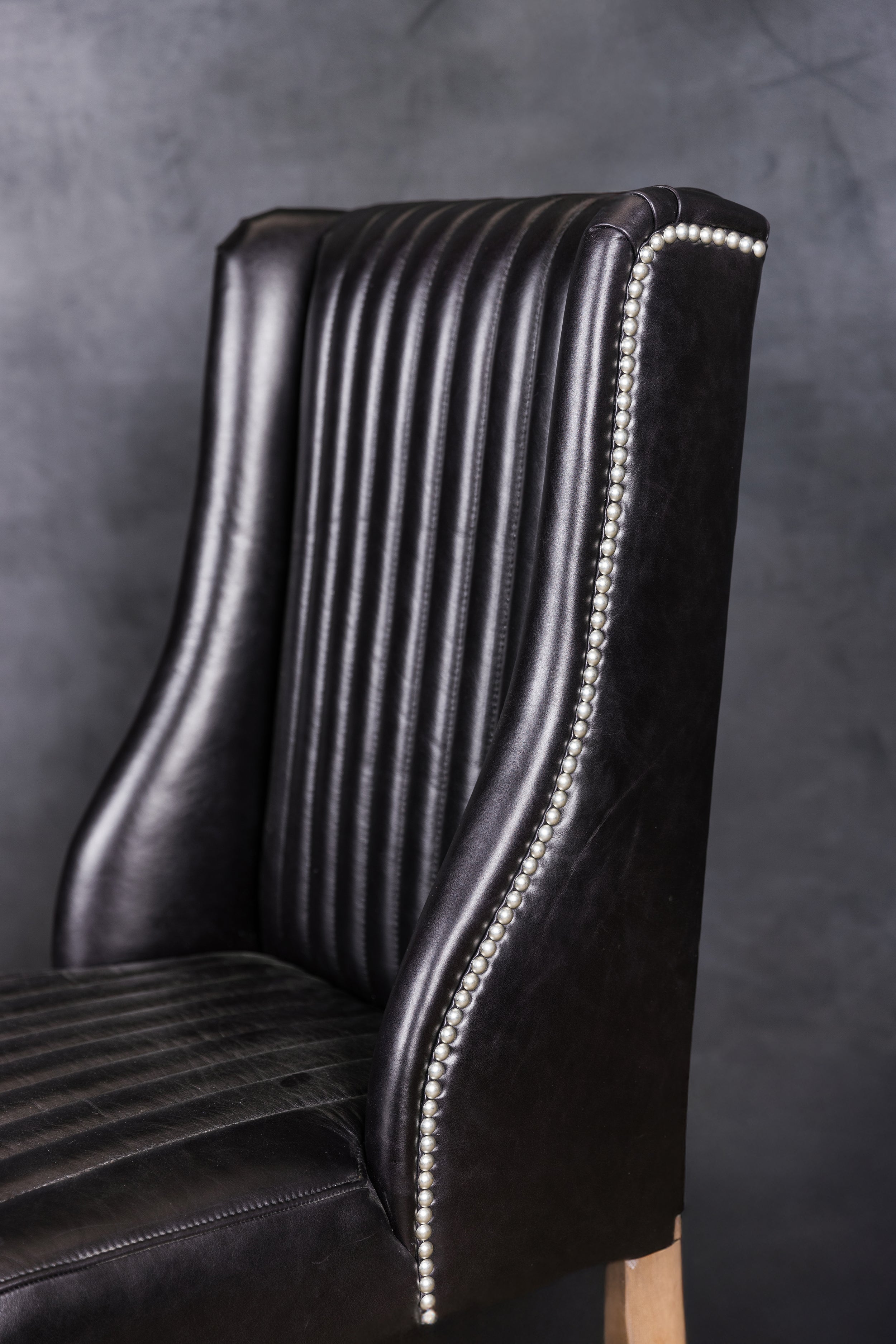 THUNDERBIRD LEATHER DINING CHAIR