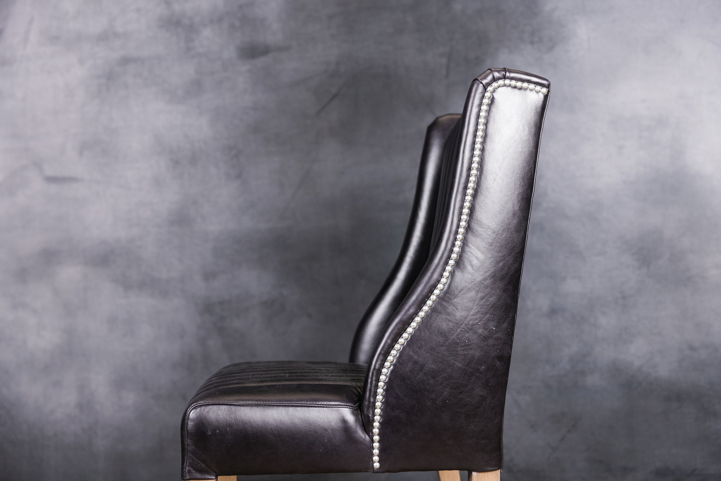 THUNDERBIRD LEATHER DINING CHAIR