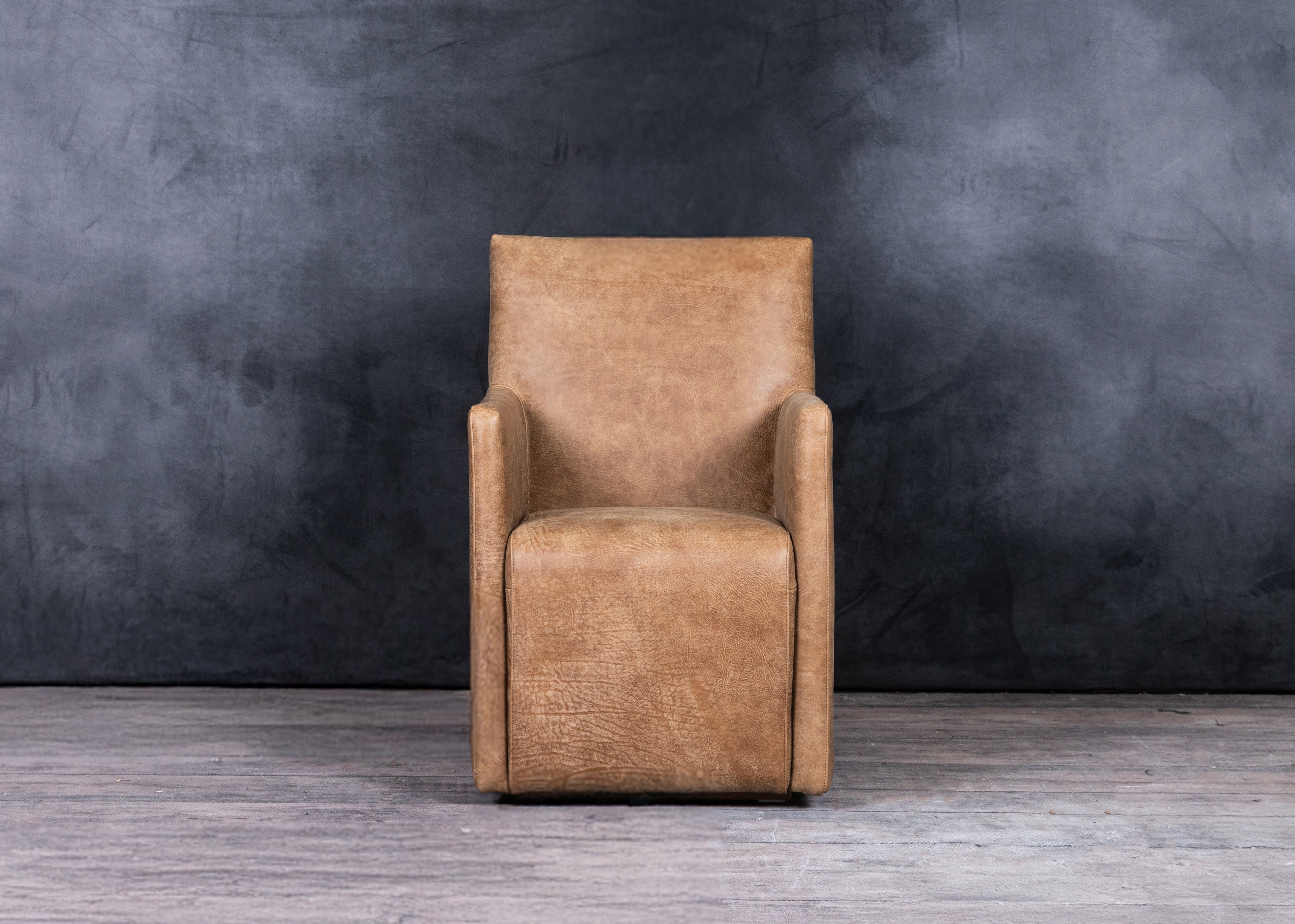 ELLIOT LEATHER DINING CHAIR