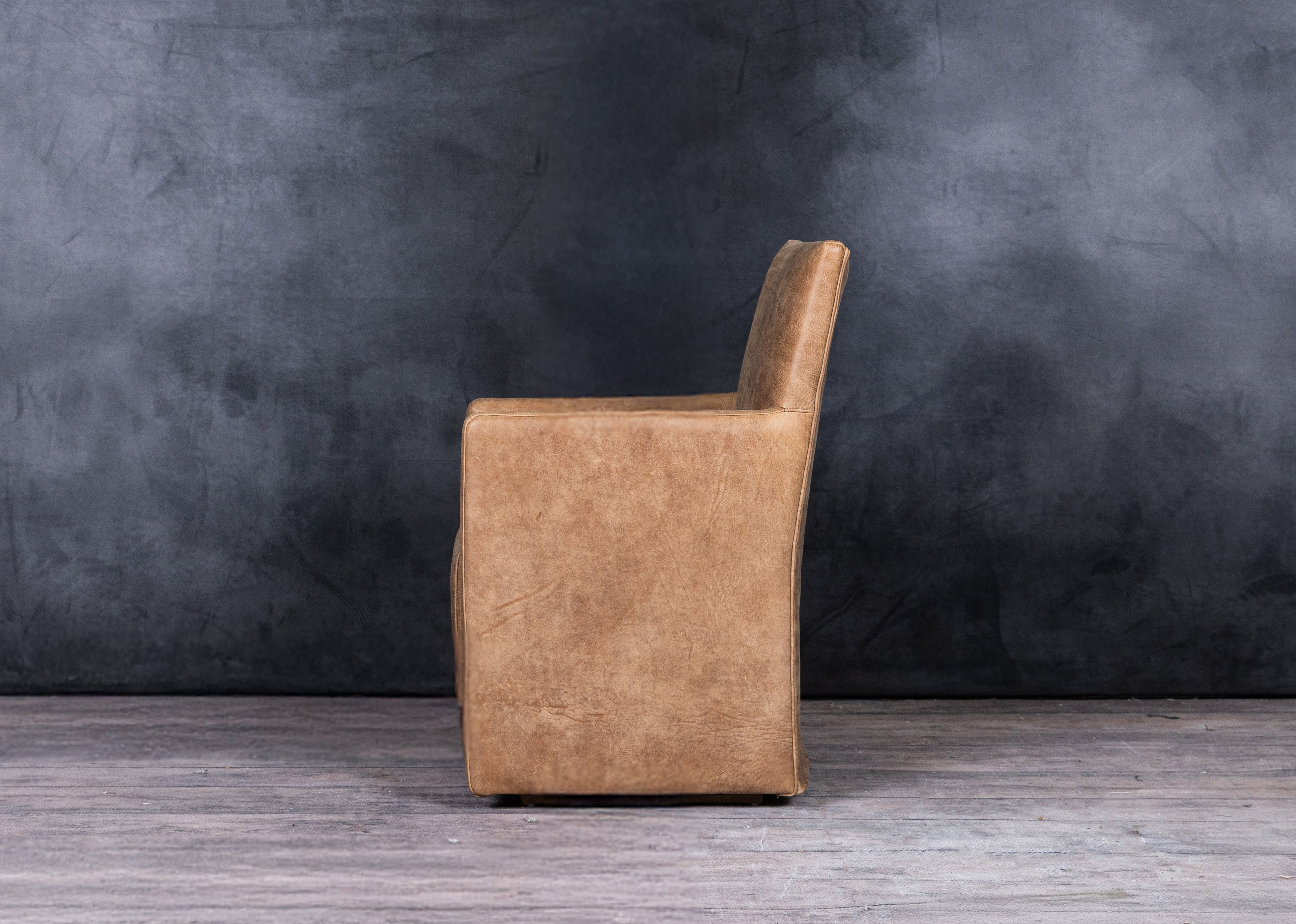 ELLIOT LEATHER DINING CHAIR