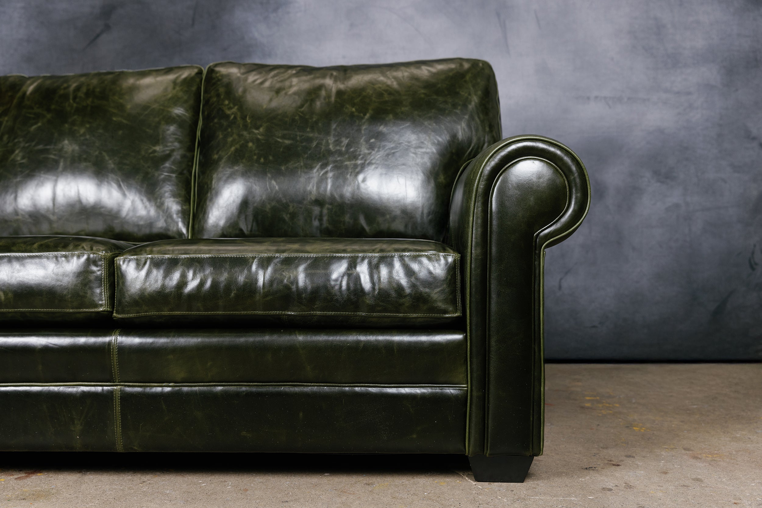 SURREY LEATHER SOFA