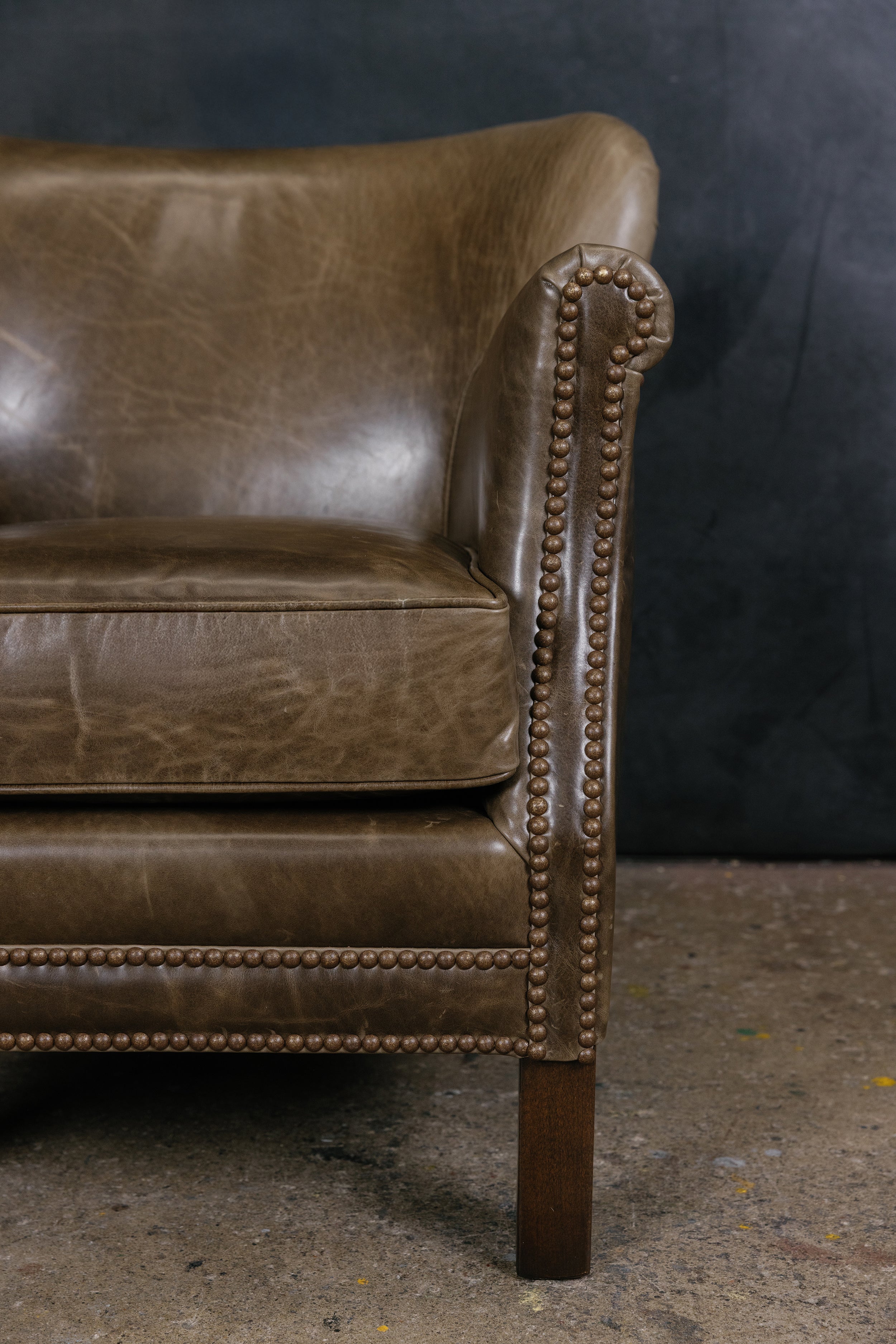 FAUTEUIL EN CUIR NAPOLÉON