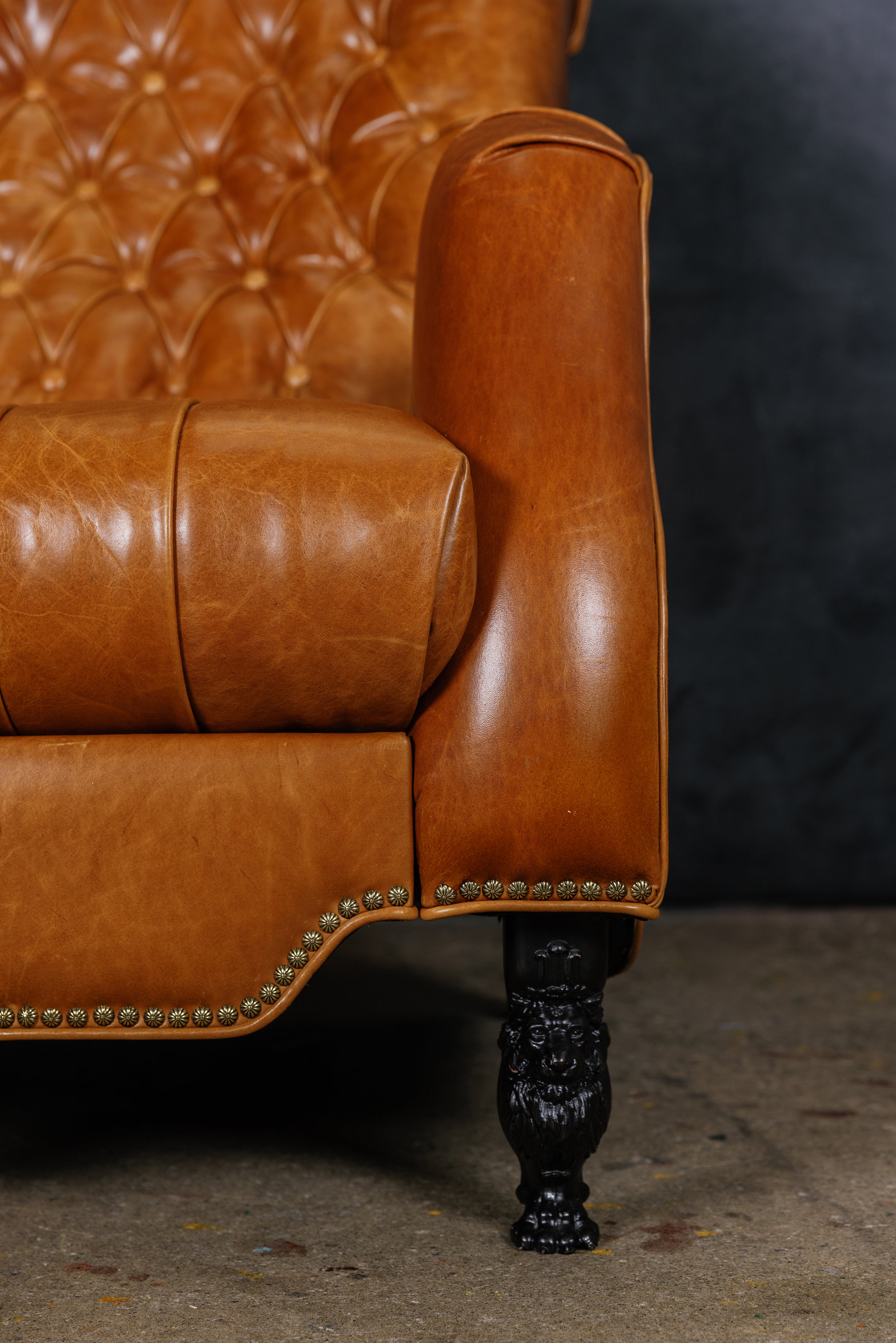 Fauteuil inclinable en cuir Lord Ironwood