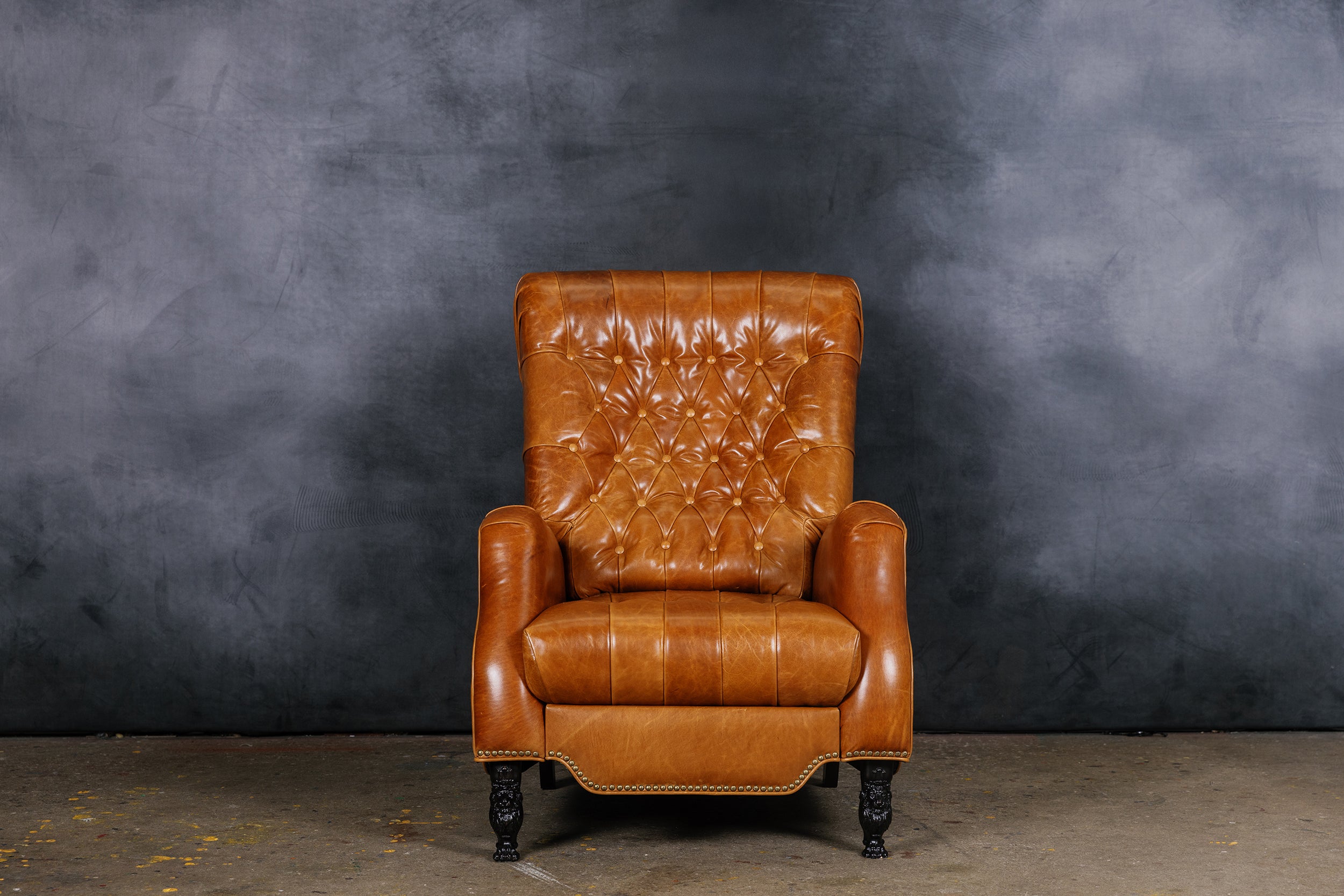 Fauteuil inclinable en cuir Lord Ironwood