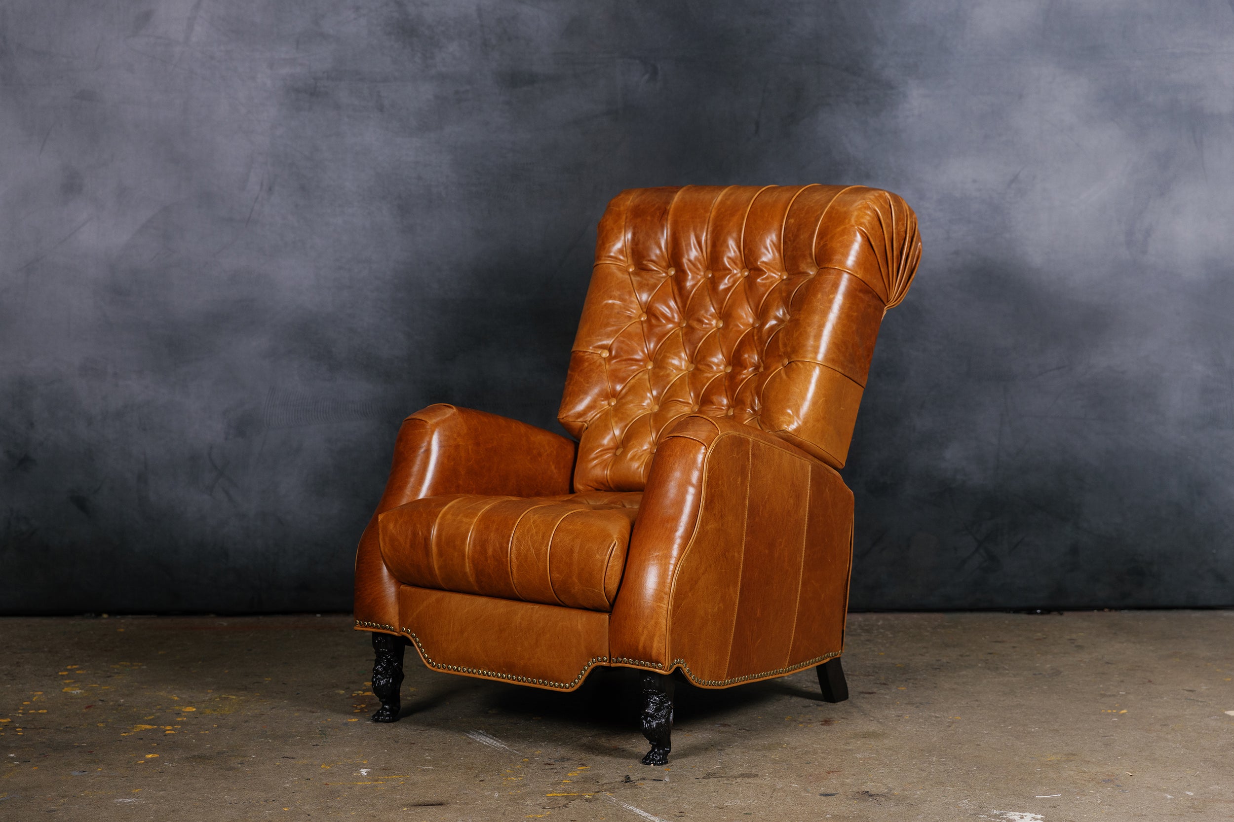 Fauteuil inclinable en cuir Lord Ironwood