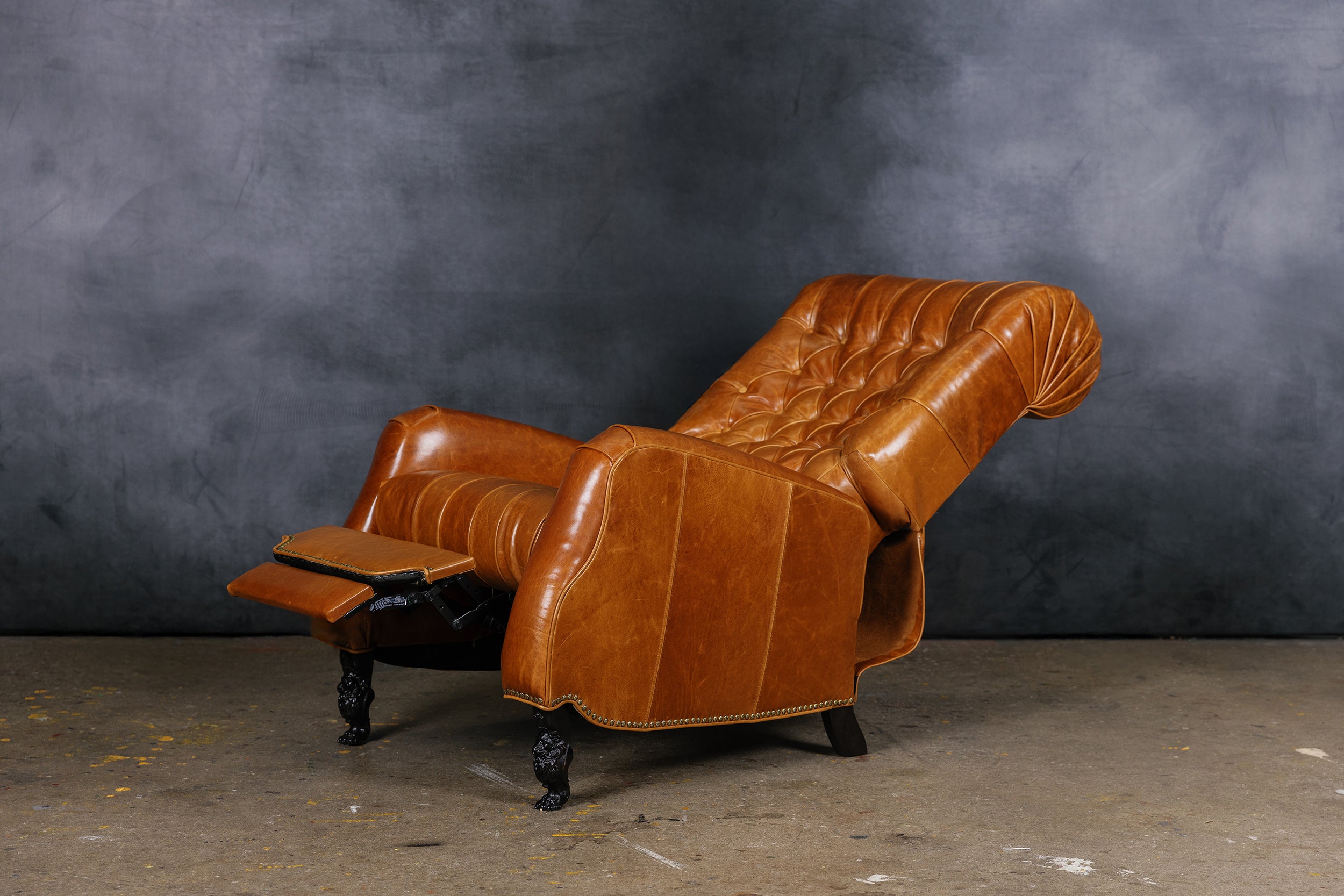 Fauteuil inclinable en cuir Lord Ironwood