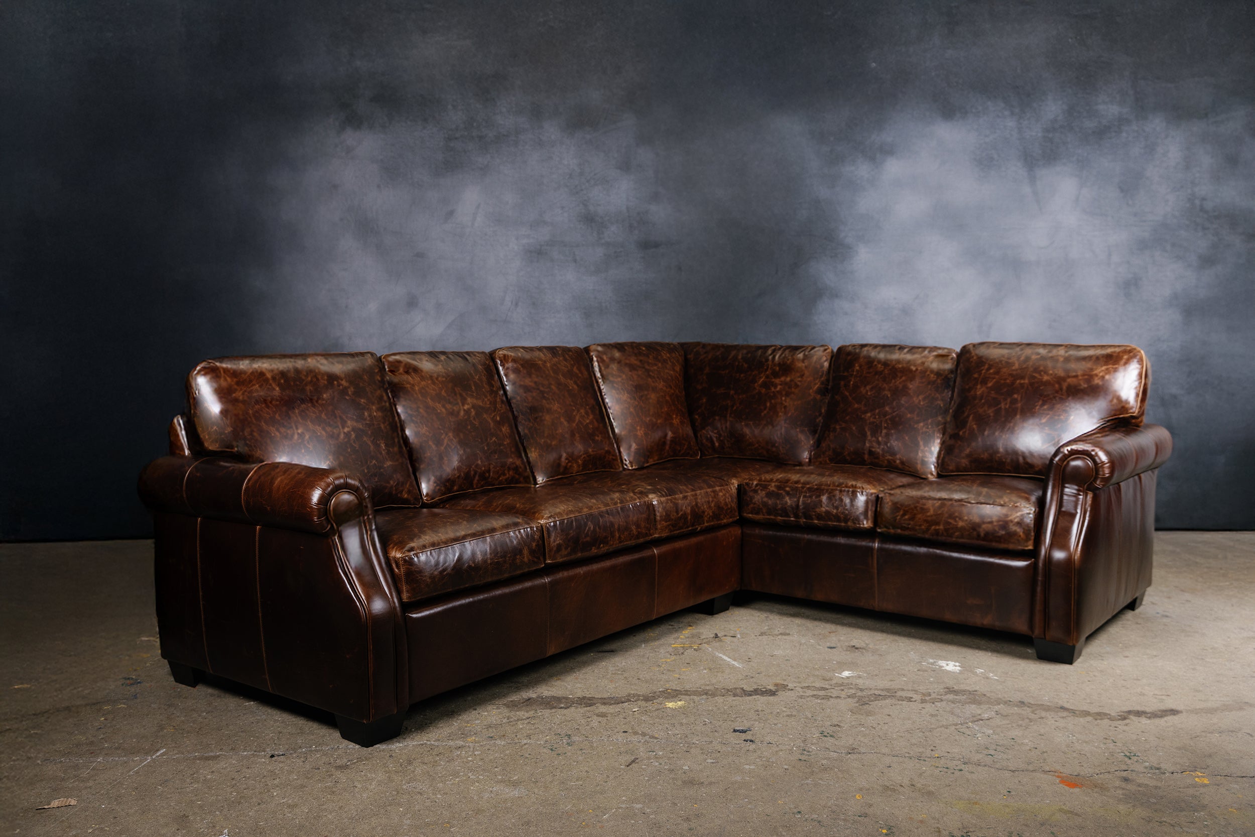 CANAPÉ D'ANGLE EN CUIR TEXAS