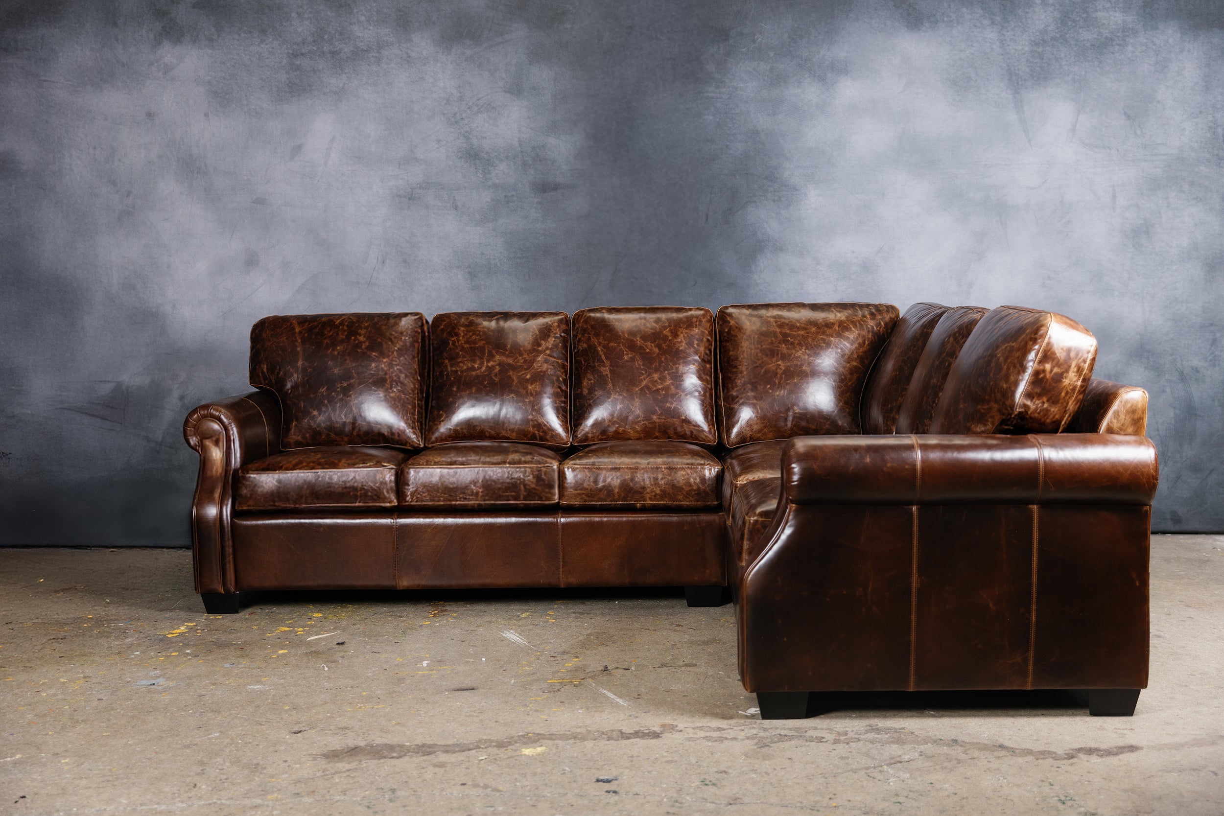 TEXAS LEATHER SECTIONAL