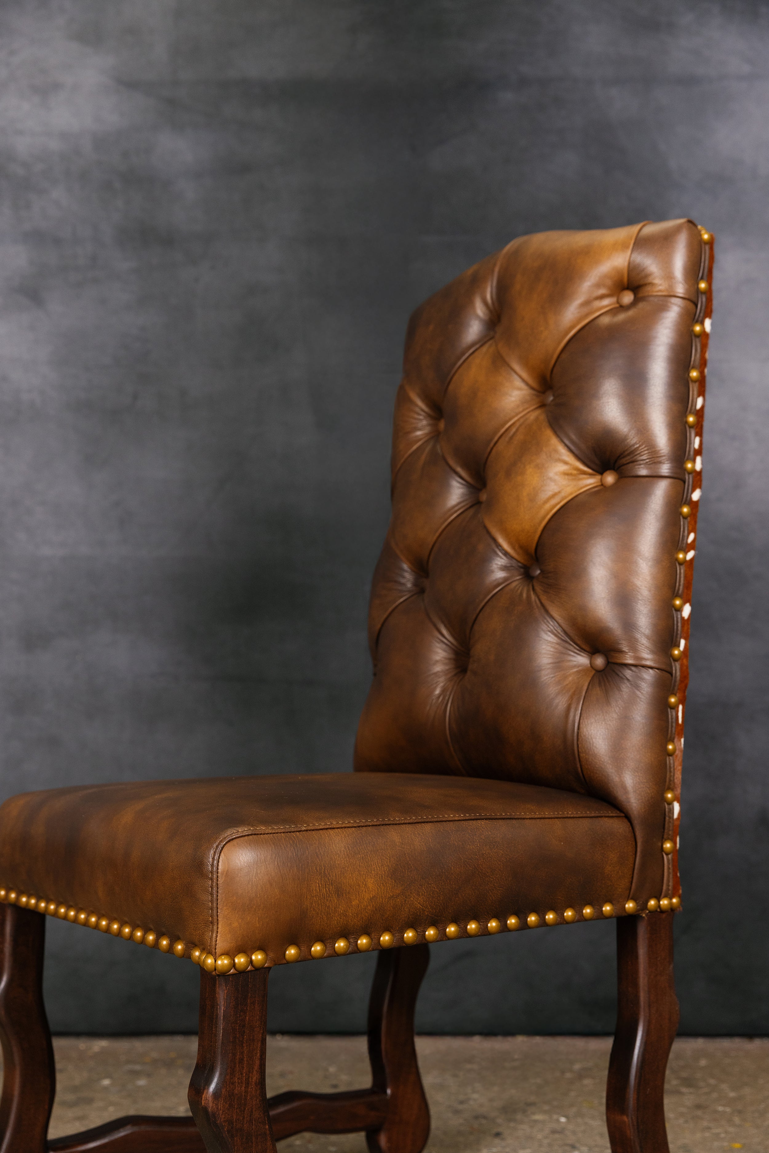 CHAISE DE SALLE À MANGER EN CUIR THUNDERBIRD