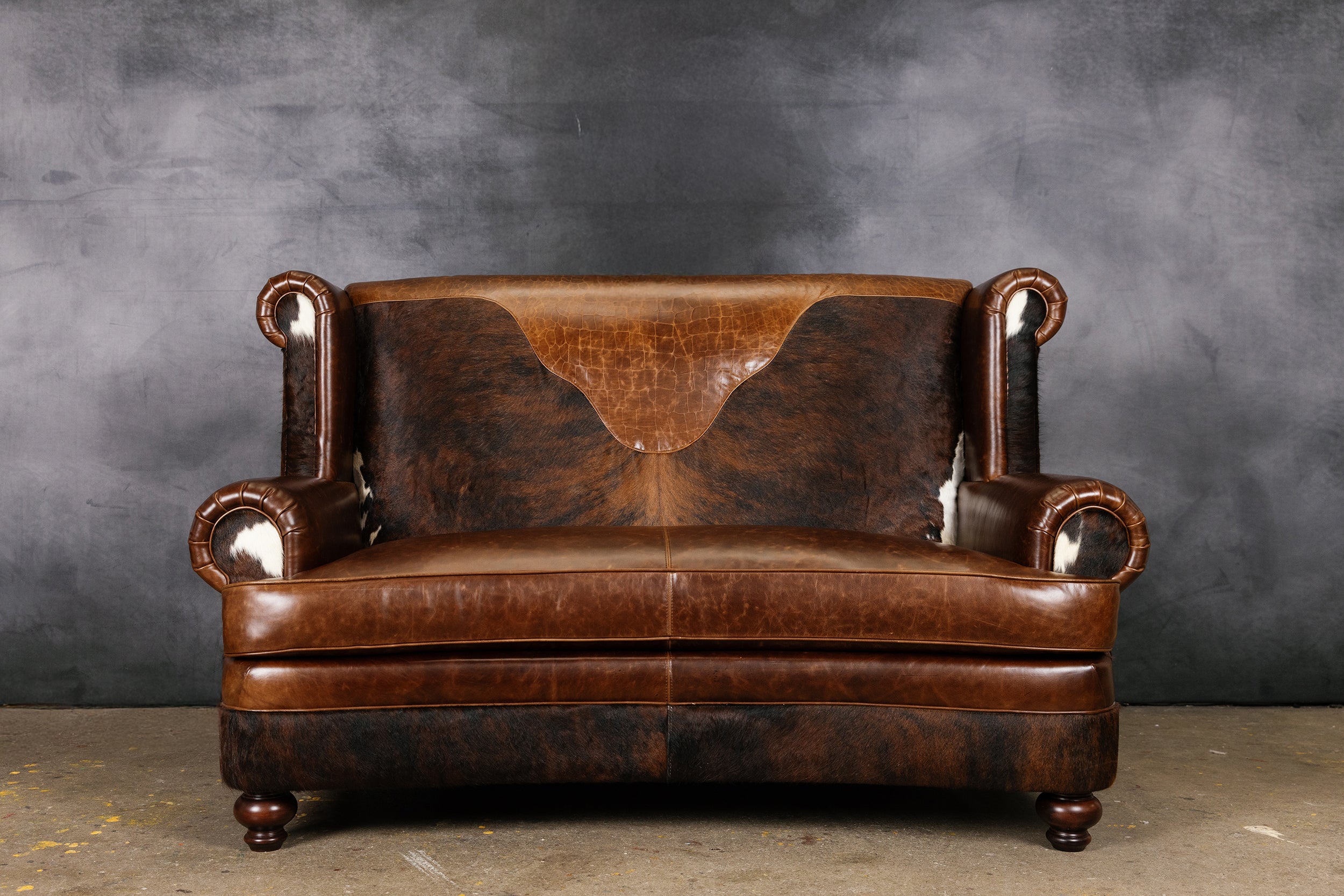 The Brindle & Saddle Sofa