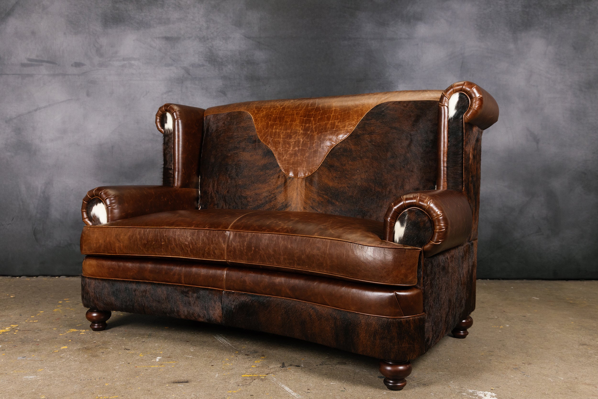 The Brindle & Saddle Sofa