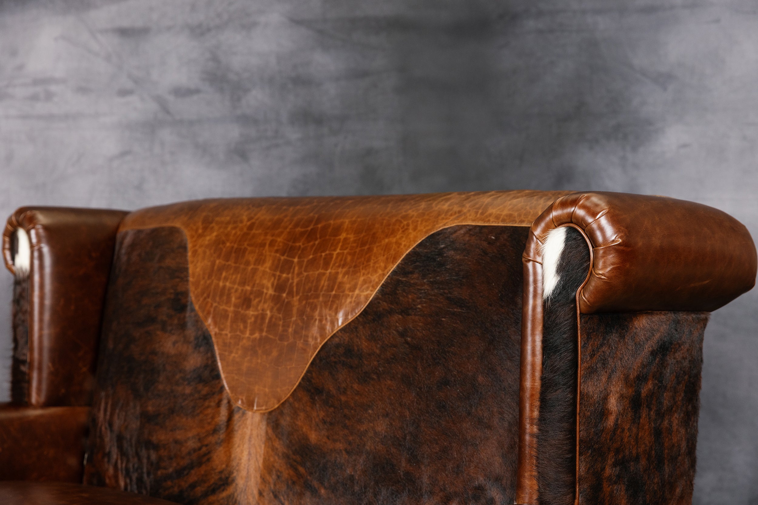 The Brindle & Saddle Sofa