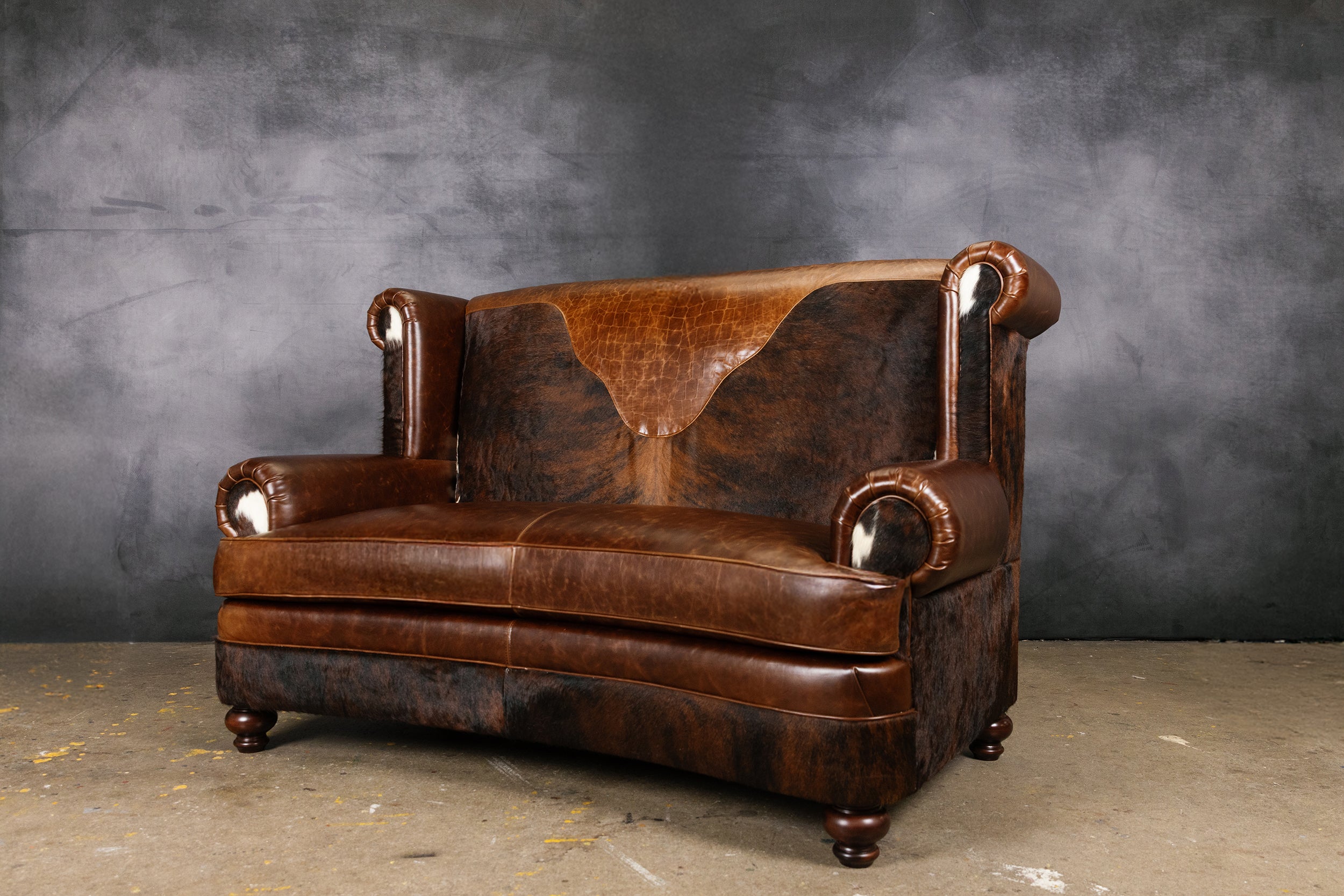 The Brindle & Saddle Sofa