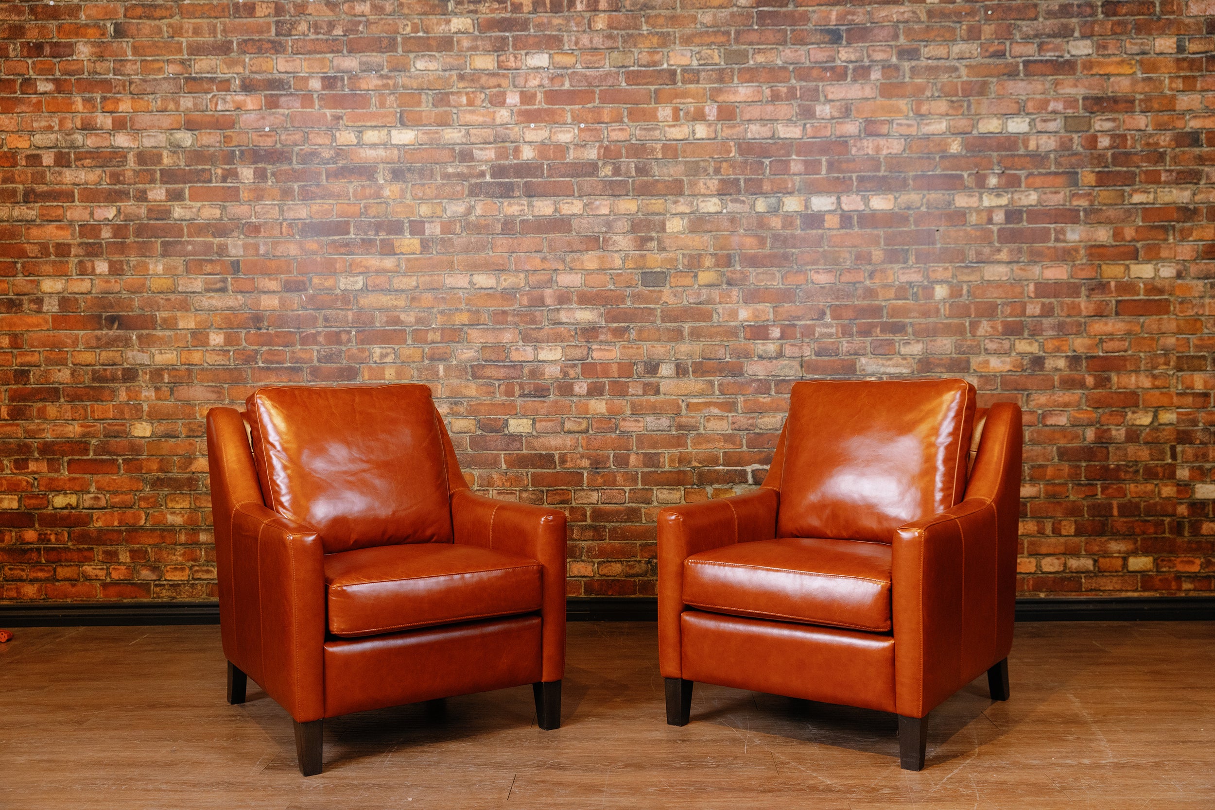 PARLOUR CHAIRS AS IS IN PREMIUM LEATHER