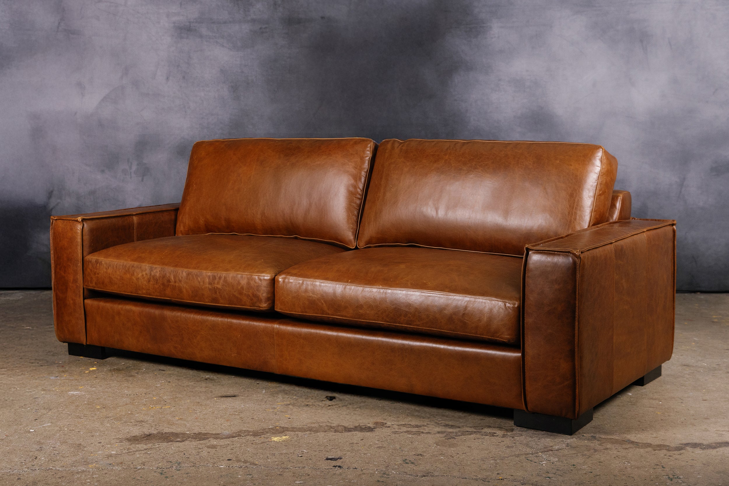 THE BATTALION LEATHER SOFA