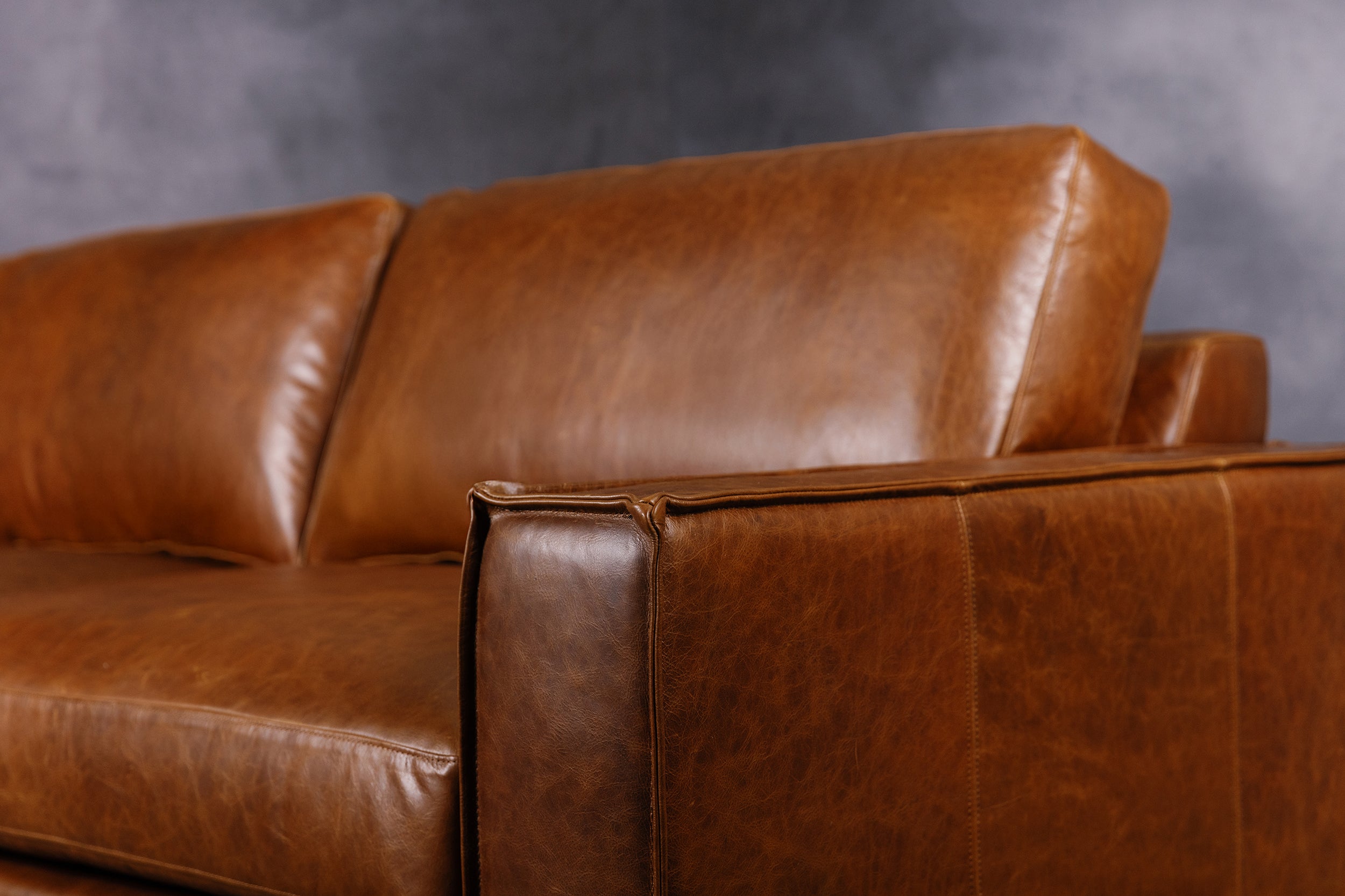 THE BATTALION LEATHER SOFA
