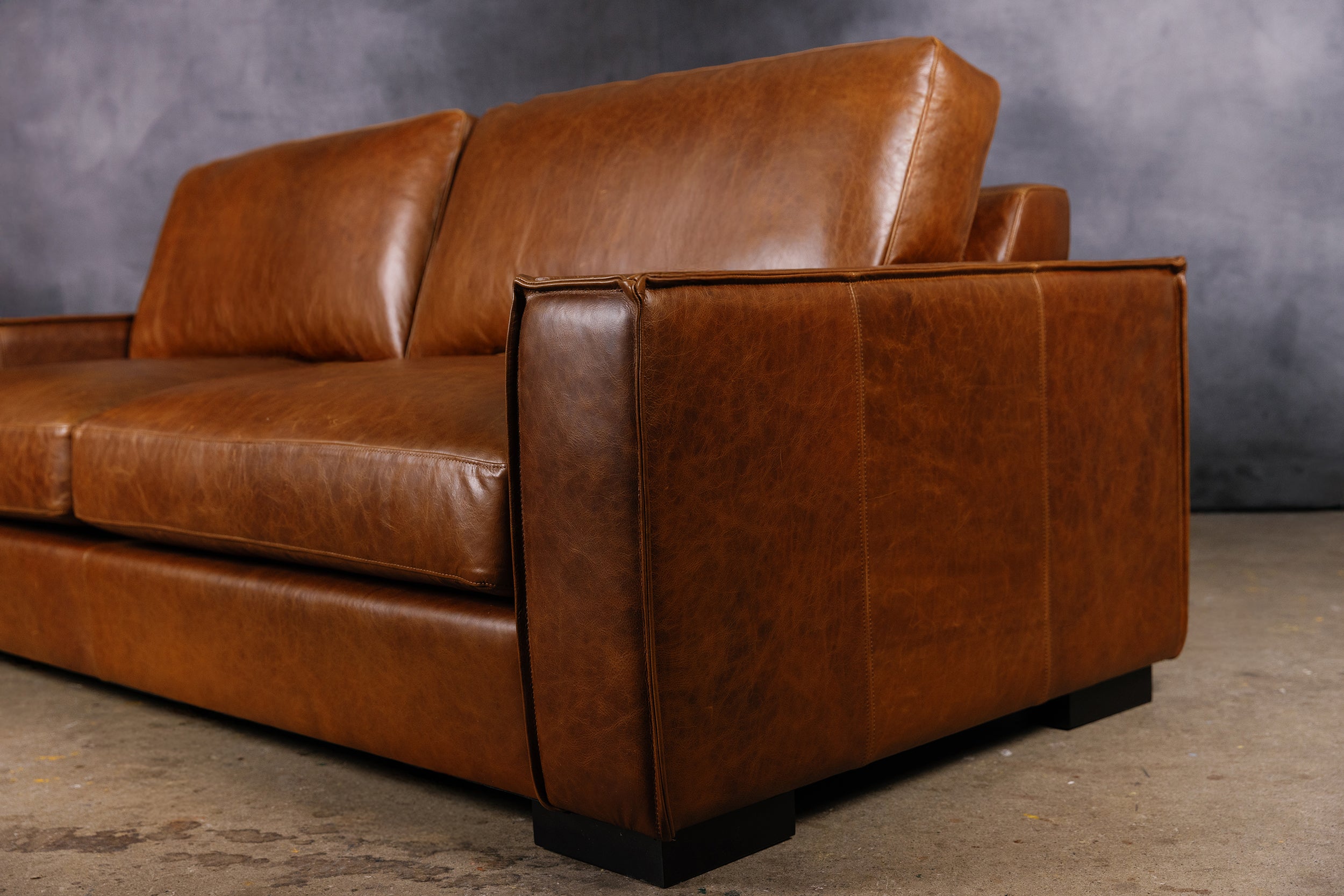 THE BATTALION LEATHER SOFA