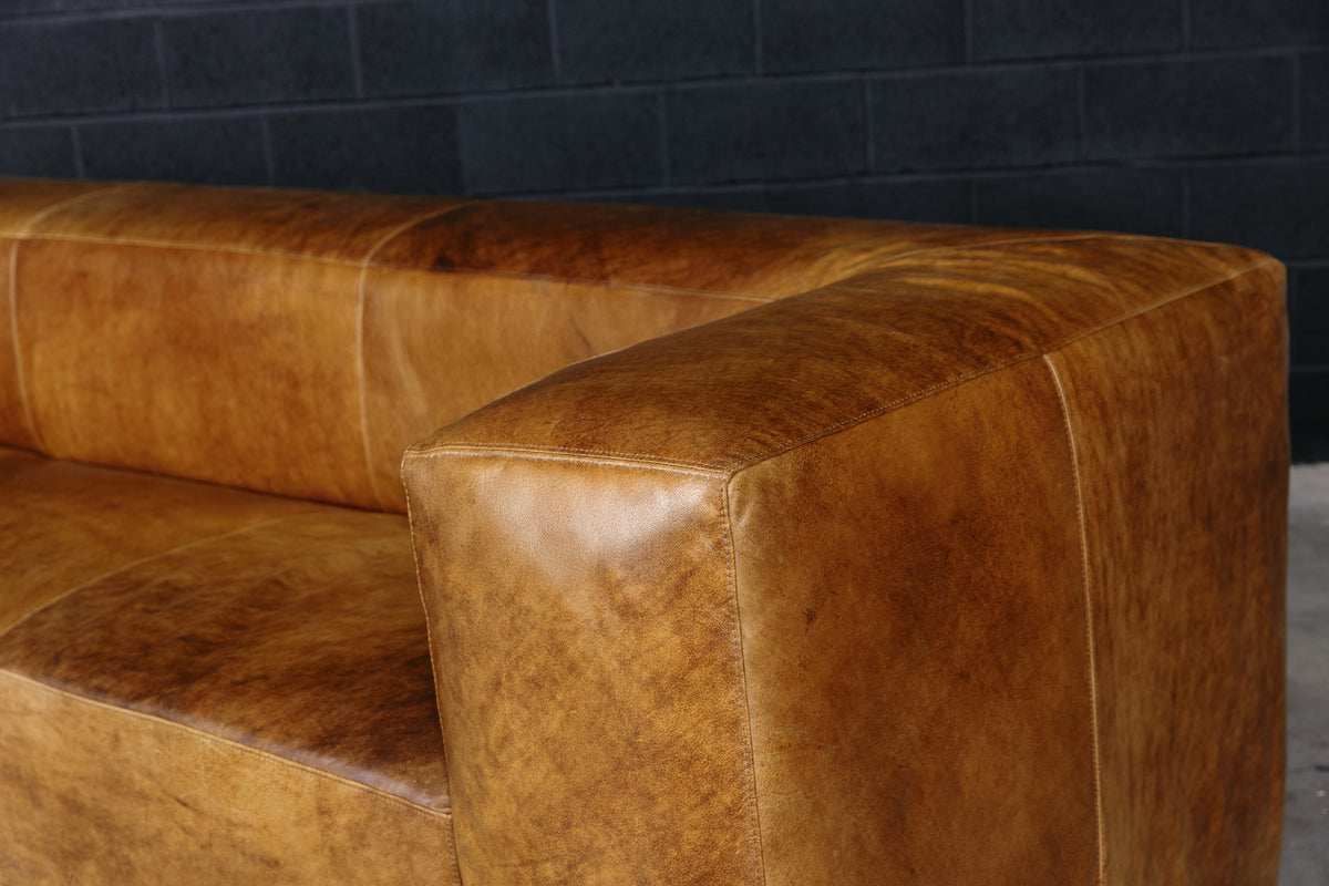COMMISSIONER LEATHER SOFA