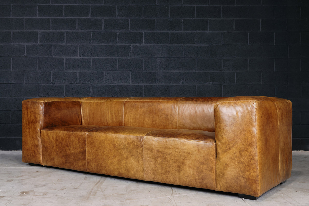 COMMISSIONER LEATHER SOFA
