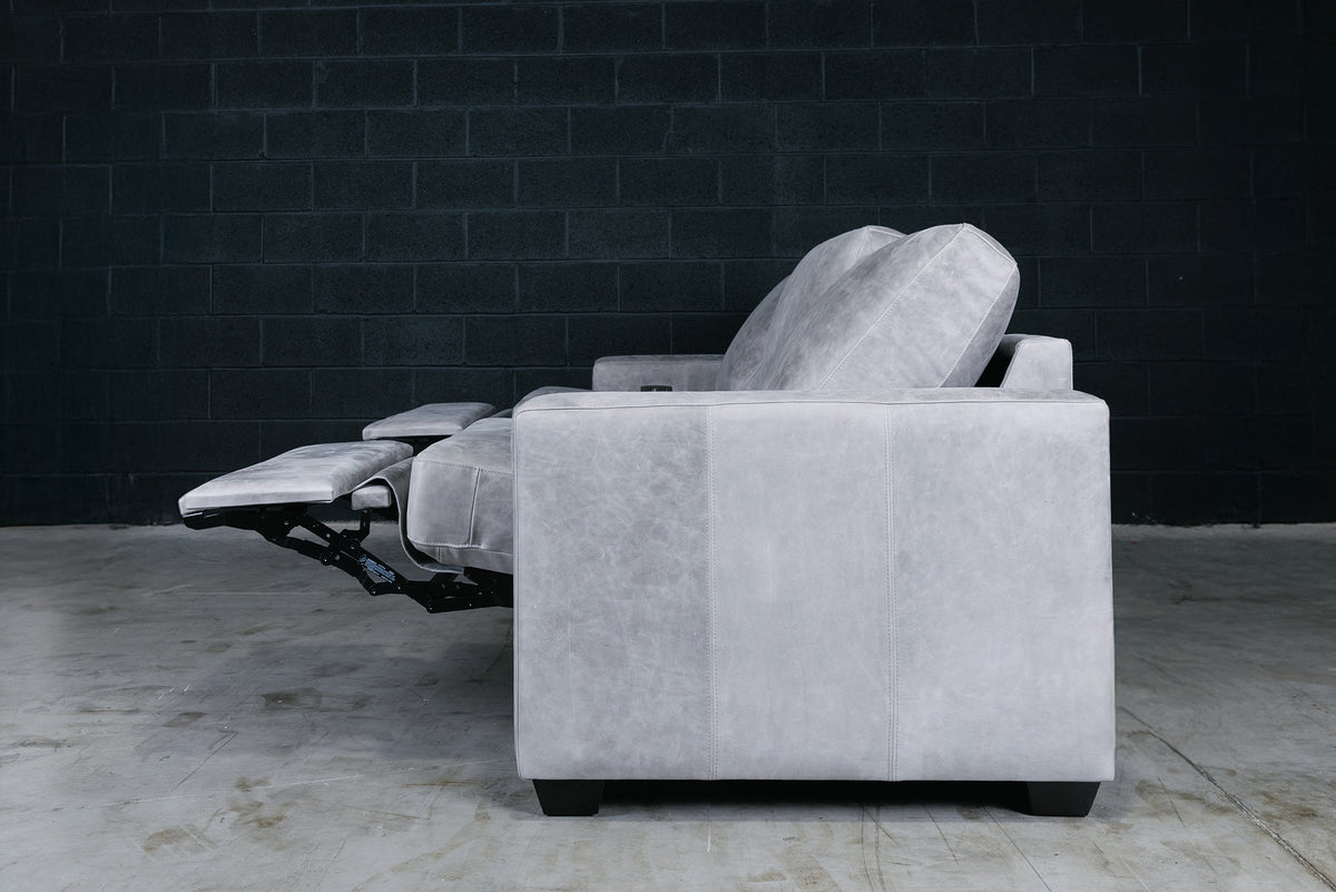 MODENA MOTION LEATHER SOFA 110 INCH