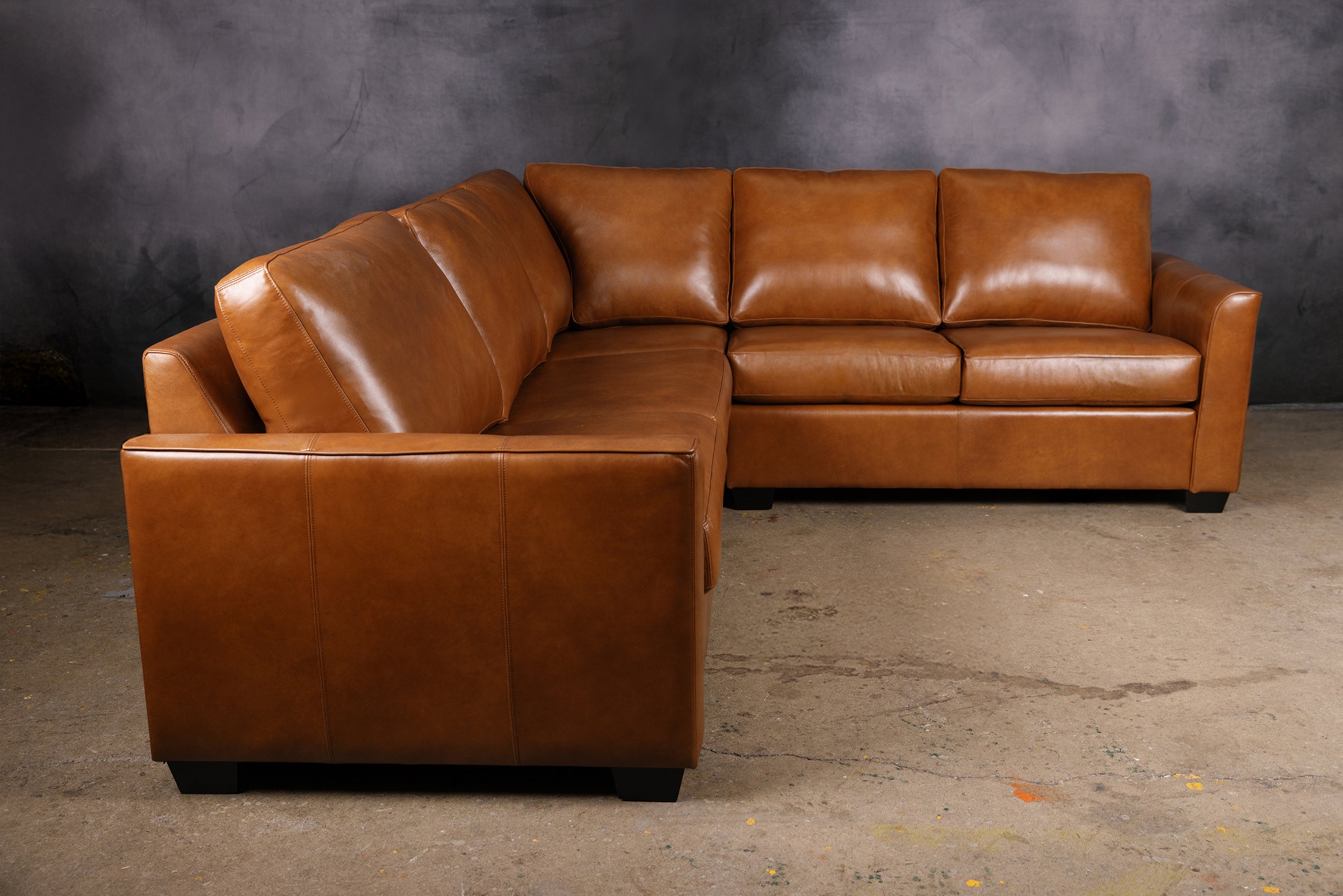 TORINO LIMITED LEATHER SECTIONAL