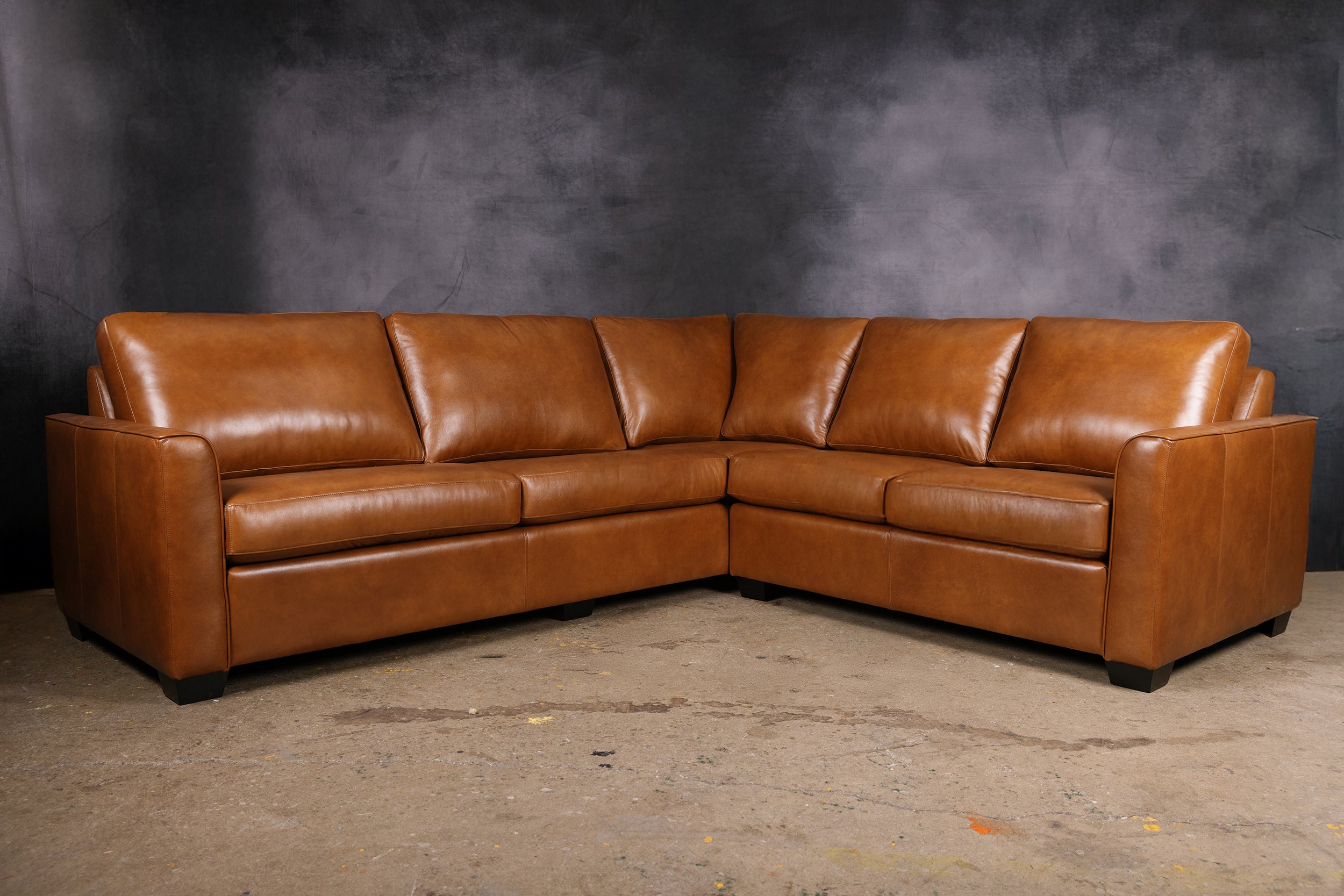 TORINO LIMITED LEATHER SECTIONAL