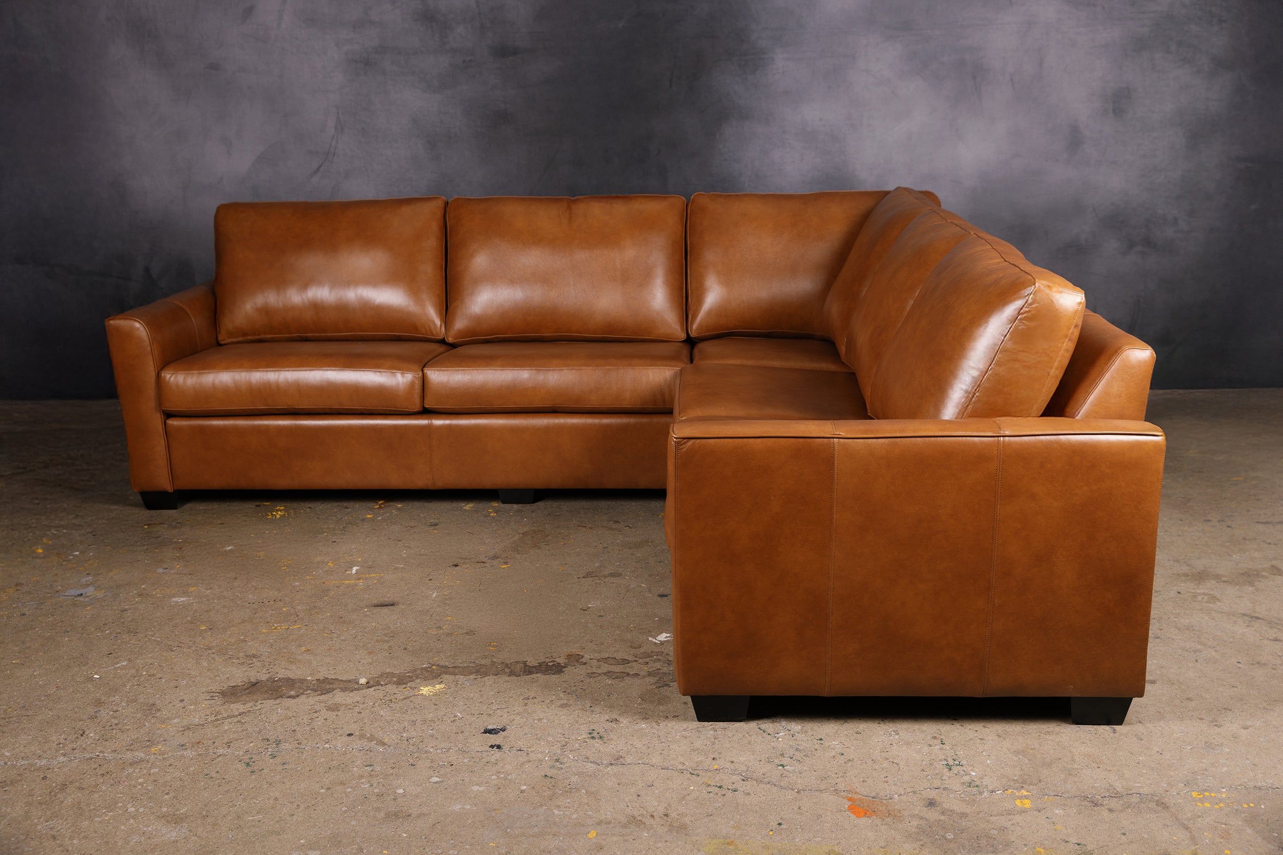 TORINO LIMITED LEATHER SECTIONAL