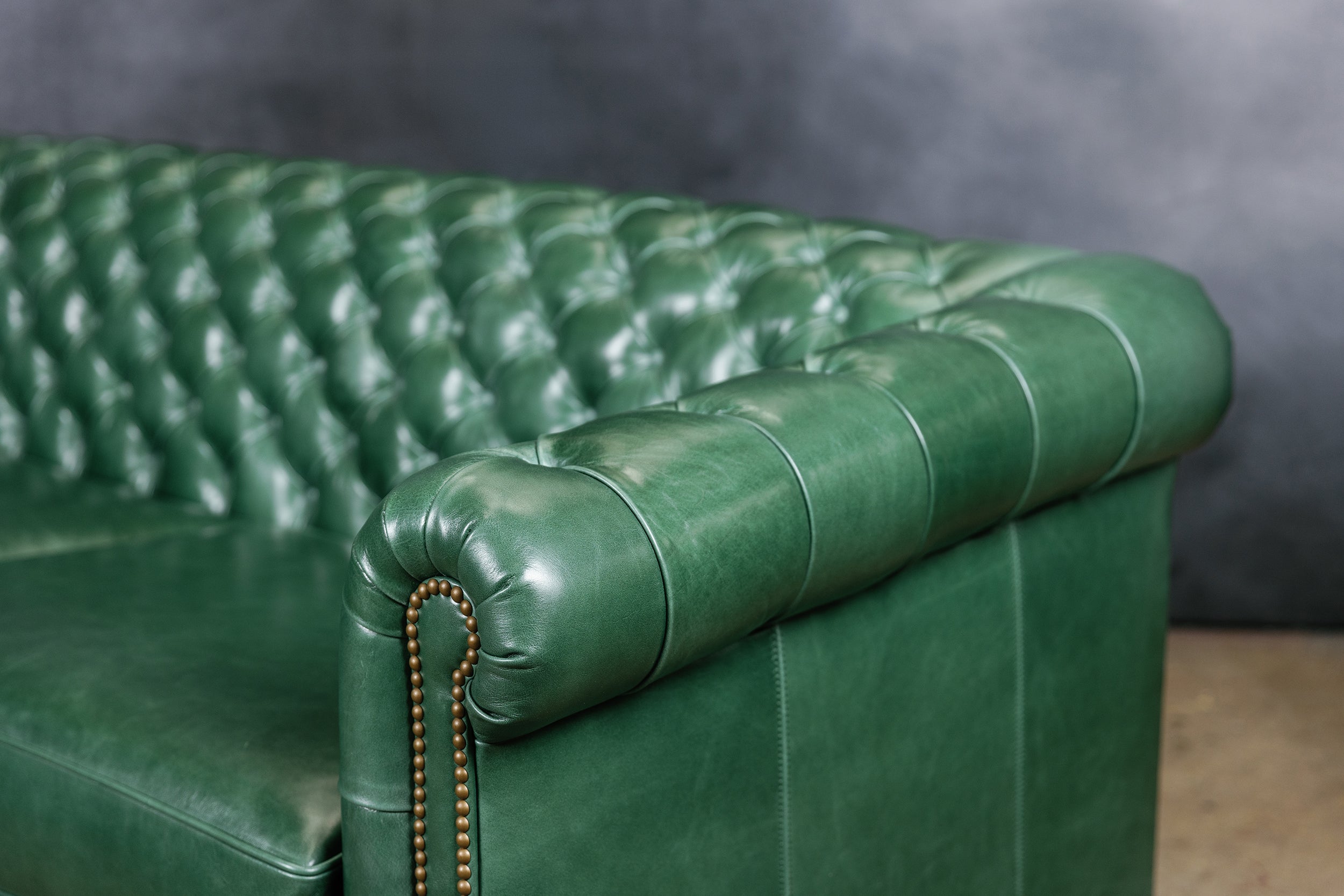 CANAPÉ DEUX PLACES EN CUIR OXFORD