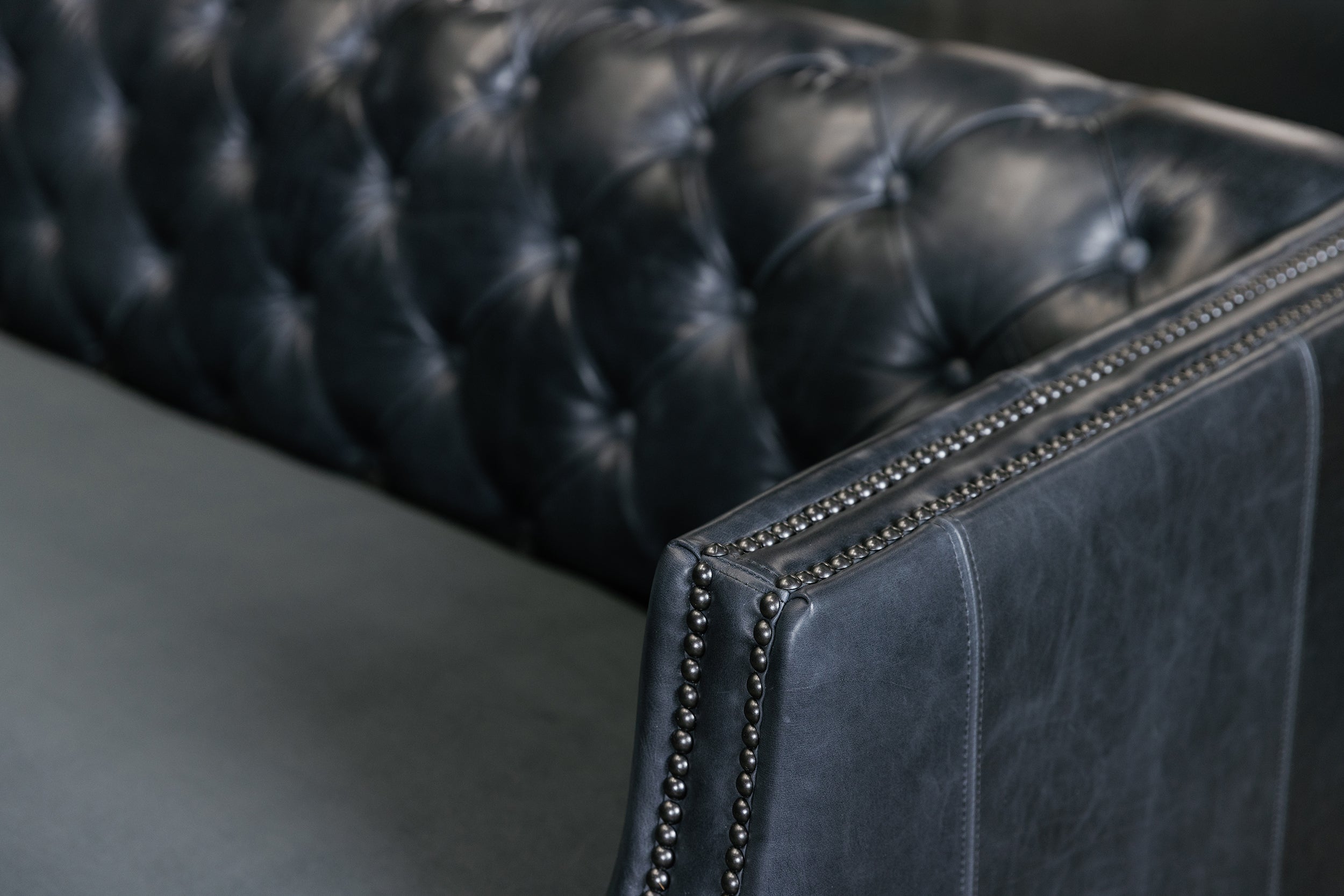 Canapé d'angle en cuir Opulence