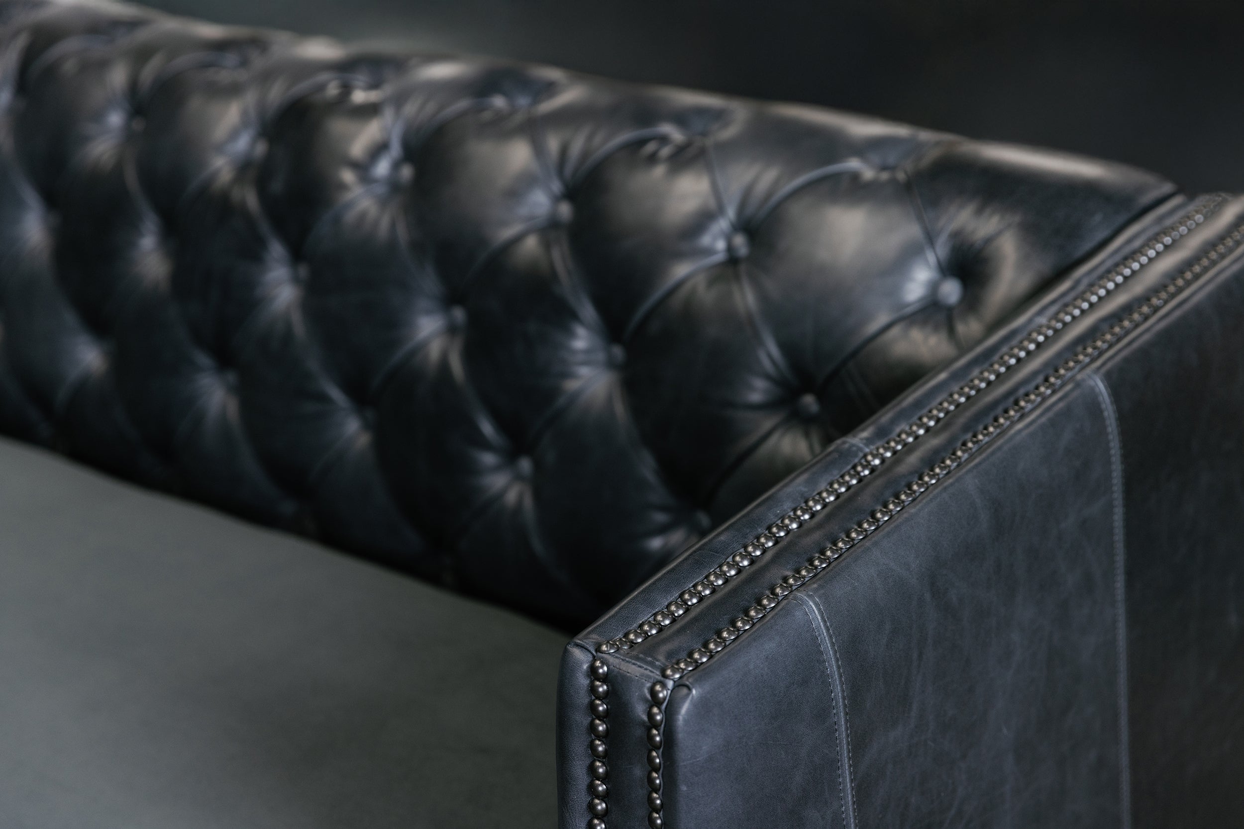 Canapé d'angle en cuir Opulence