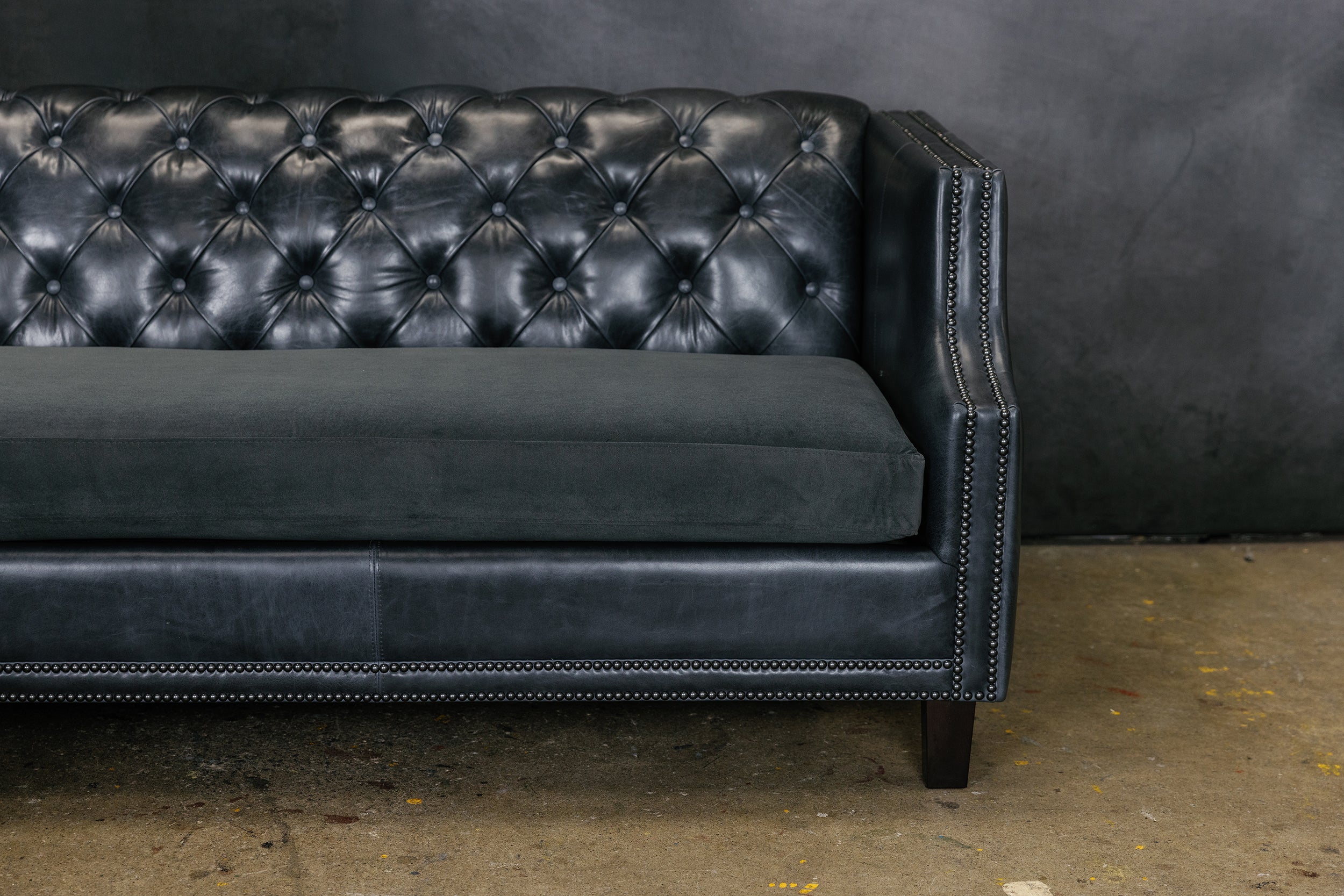 Canapé d'angle en cuir Opulence