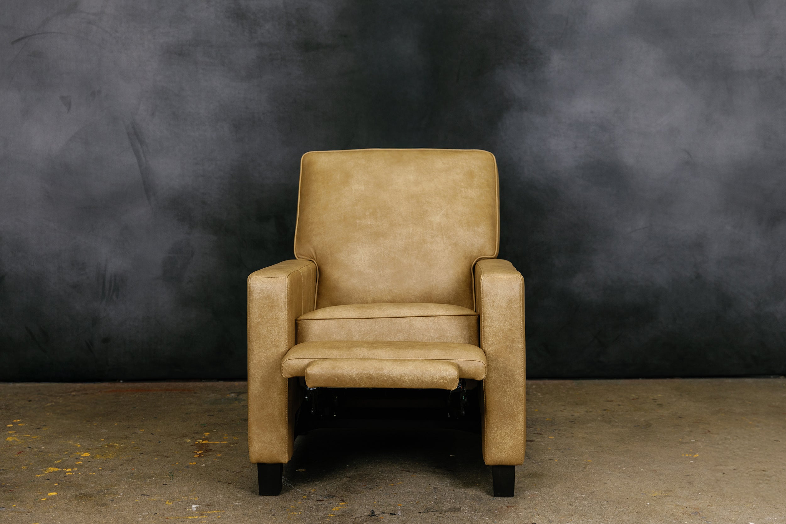 FAUTEUIL INCLINABLE EN CUIR ANTONIO