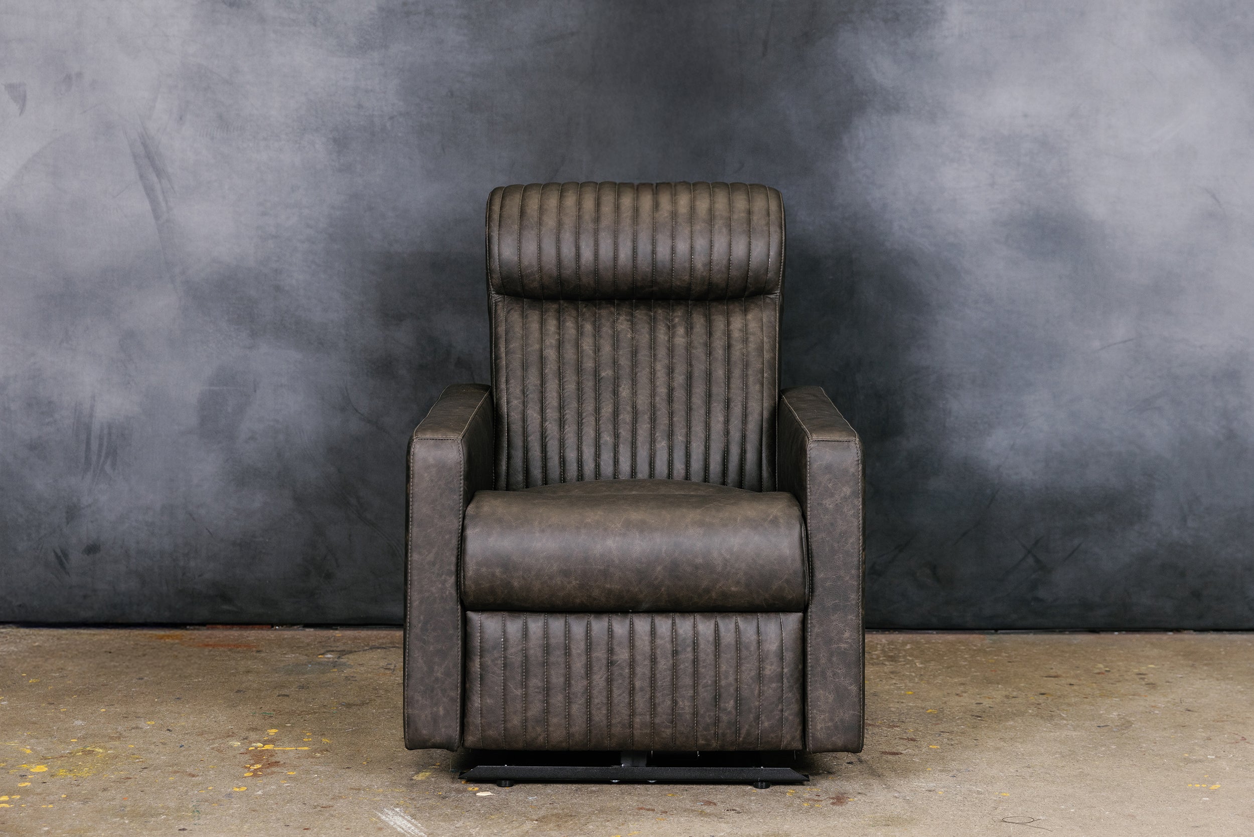 FAUTEUIL INCLINABLE EN CUIR IOWA