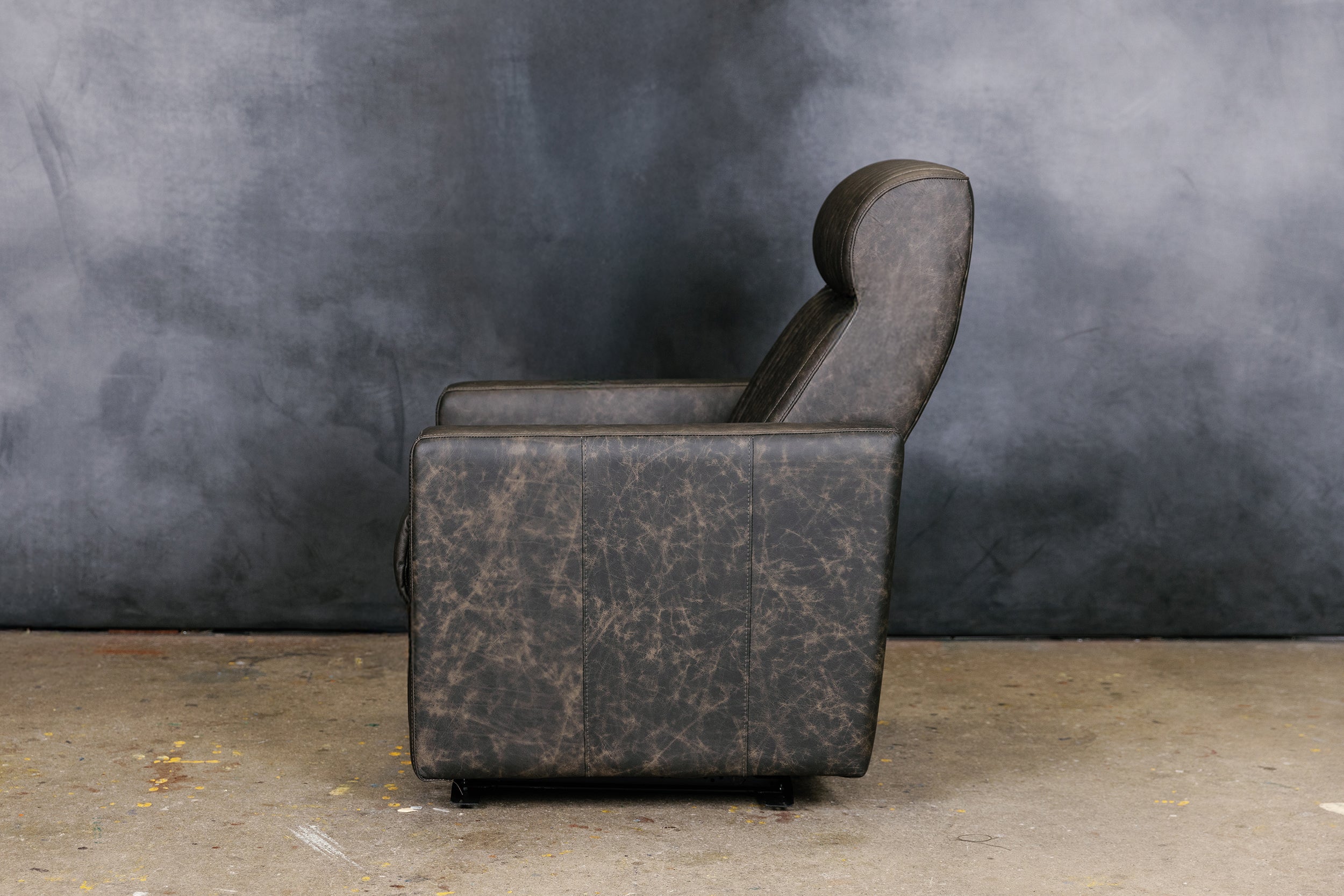 FAUTEUIL INCLINABLE EN CUIR IOWA