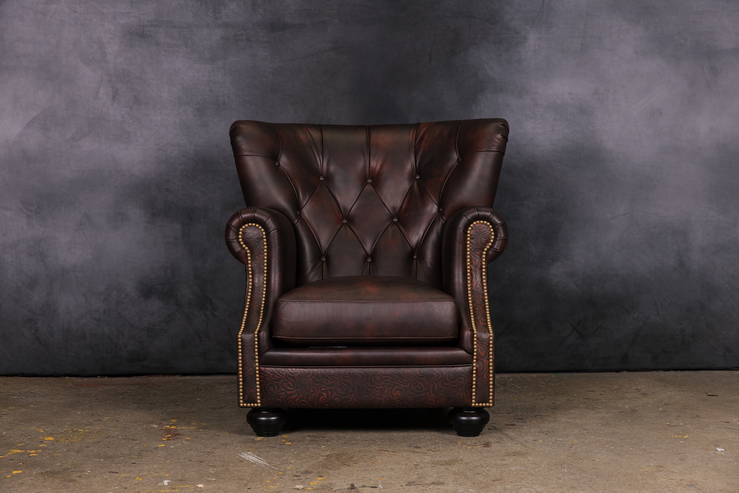 AFICIONADO LEATHER CHAIR NOBILITY ARABESQUE