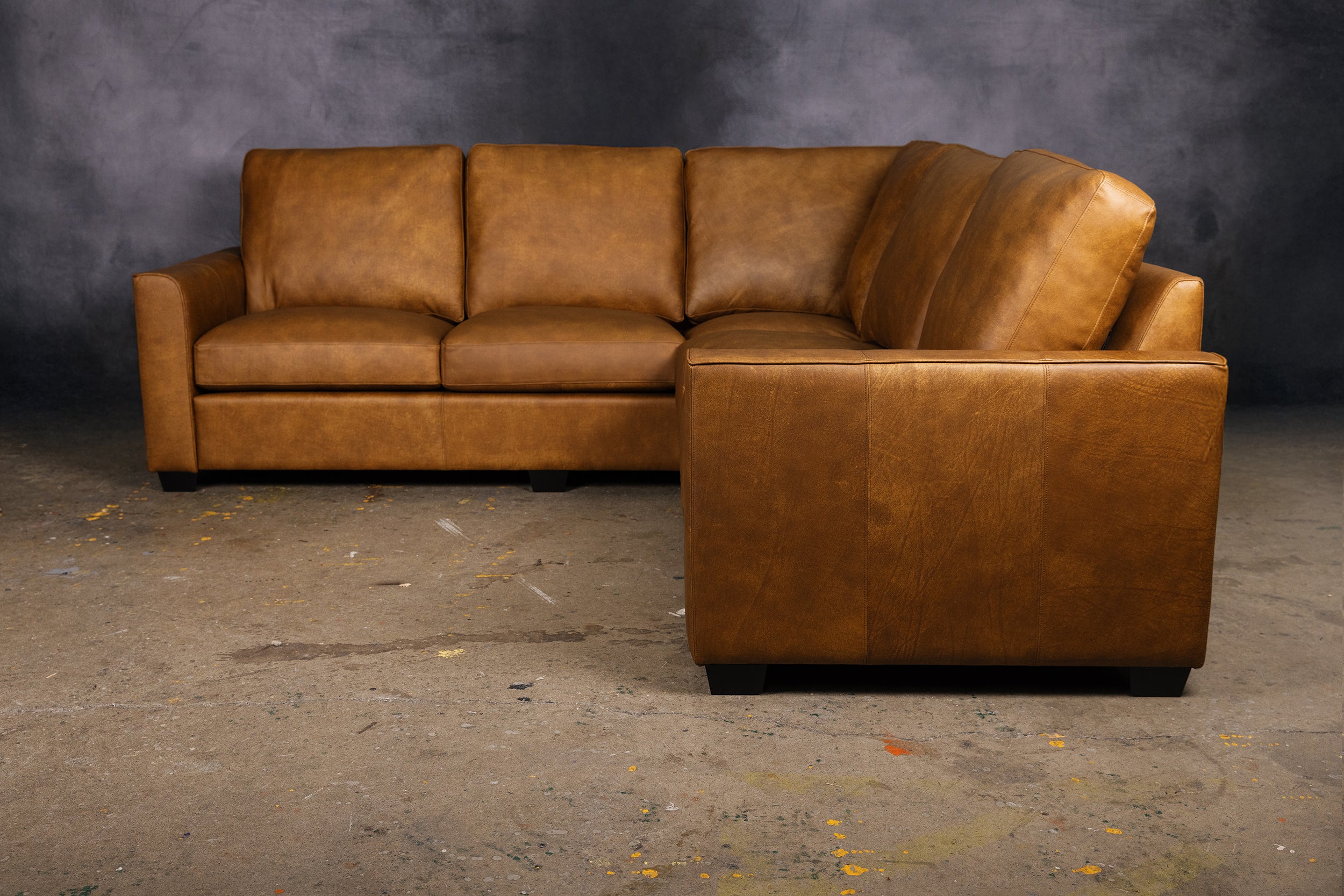 CANAPÉ D'ANGLE EN CUIR TORINO