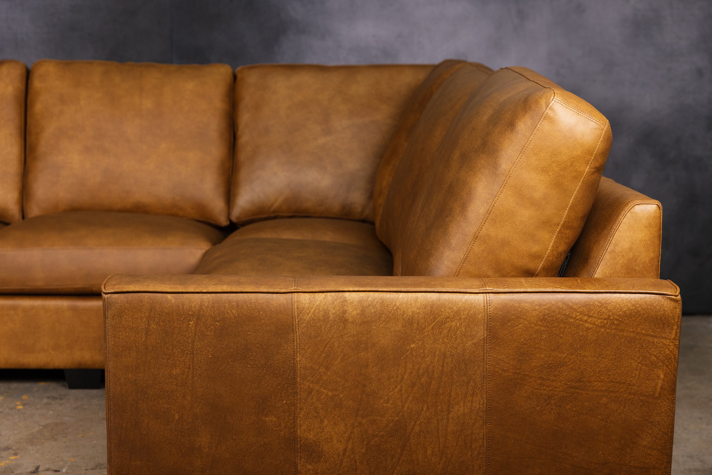 CANAPÉ D'ANGLE EN CUIR TORINO