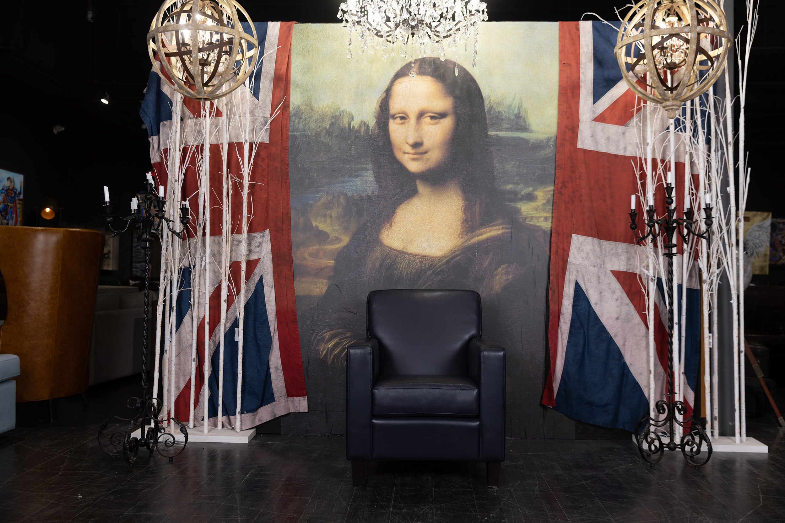 CLASSIC CHAIR IN BLUE (SOLD)