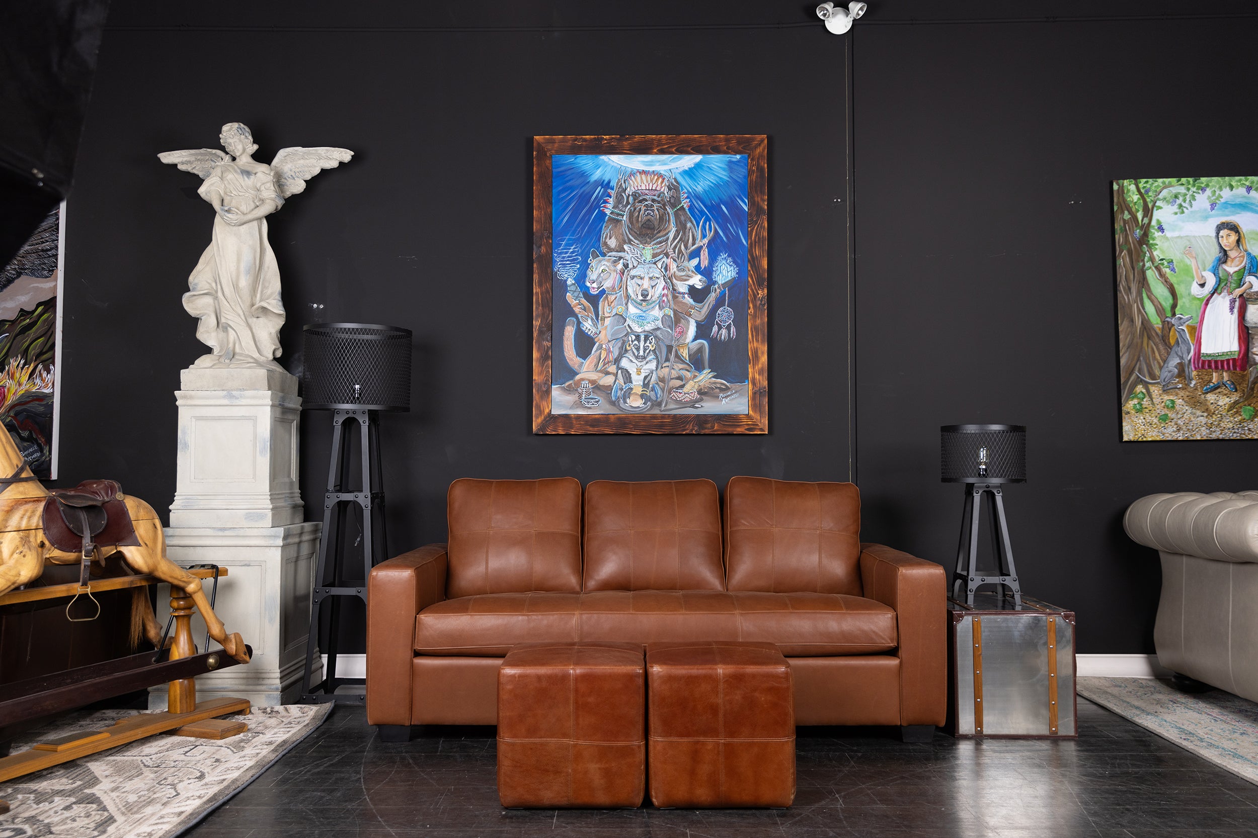 BOSS MAX LEATHER SOFA (SOLD)