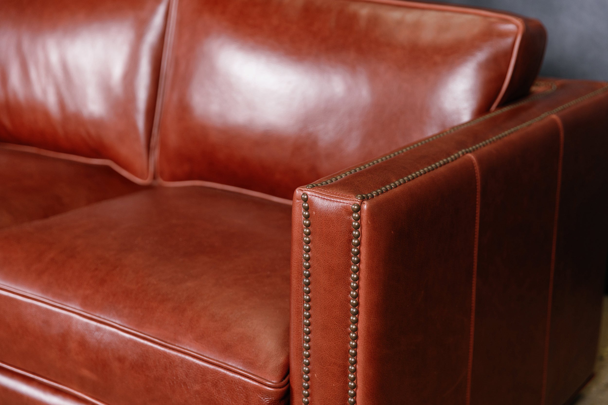 SIR PERCIVAL LEATHER SOFA