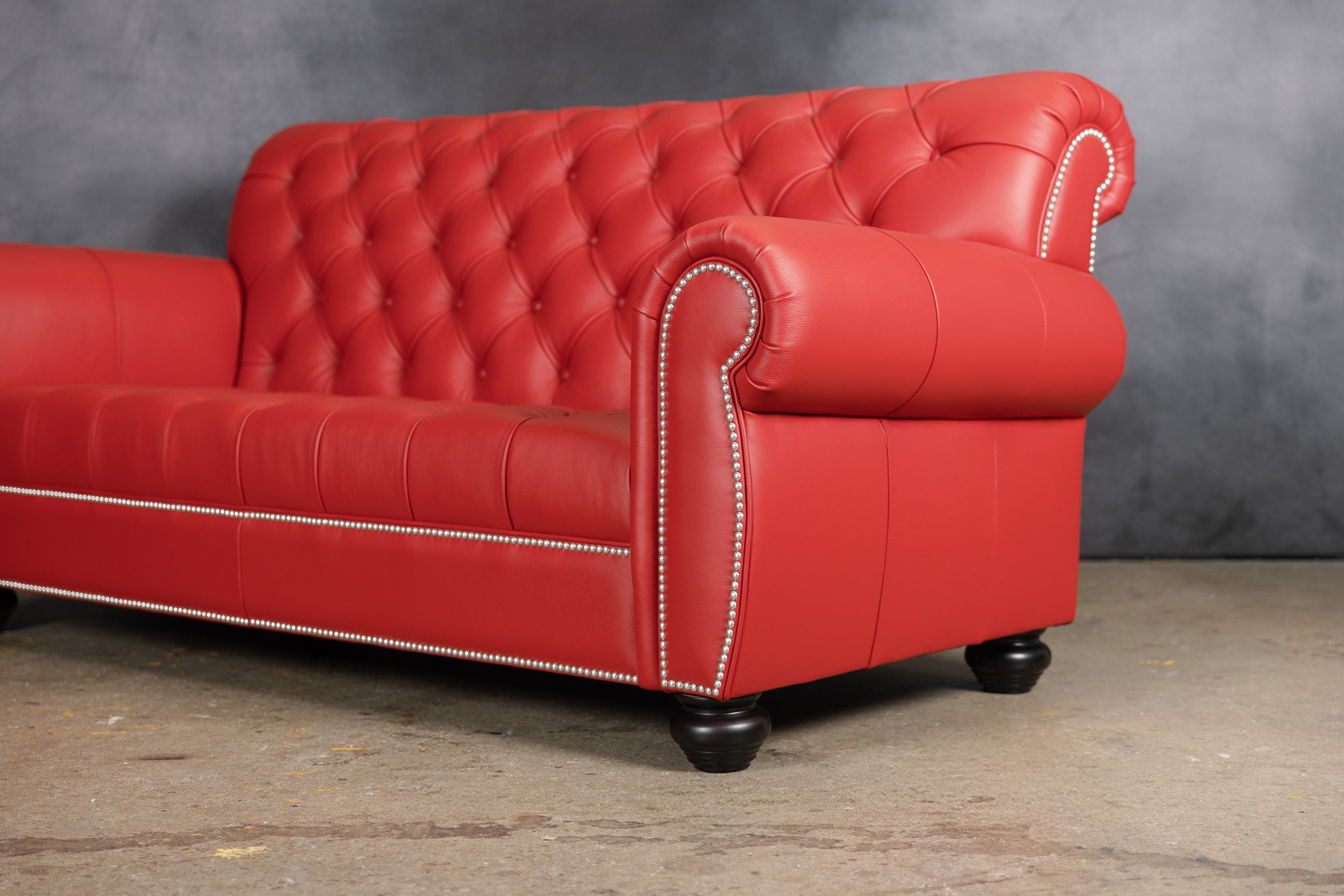 Canapé en cuir Elizabeth