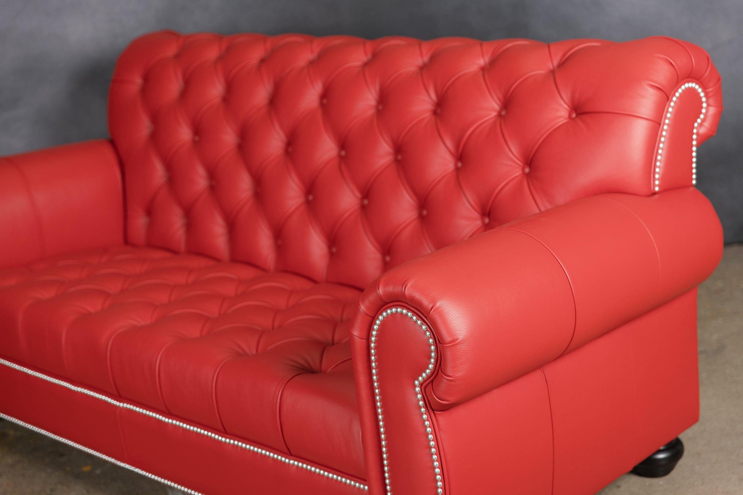 Canapé en cuir Elizabeth