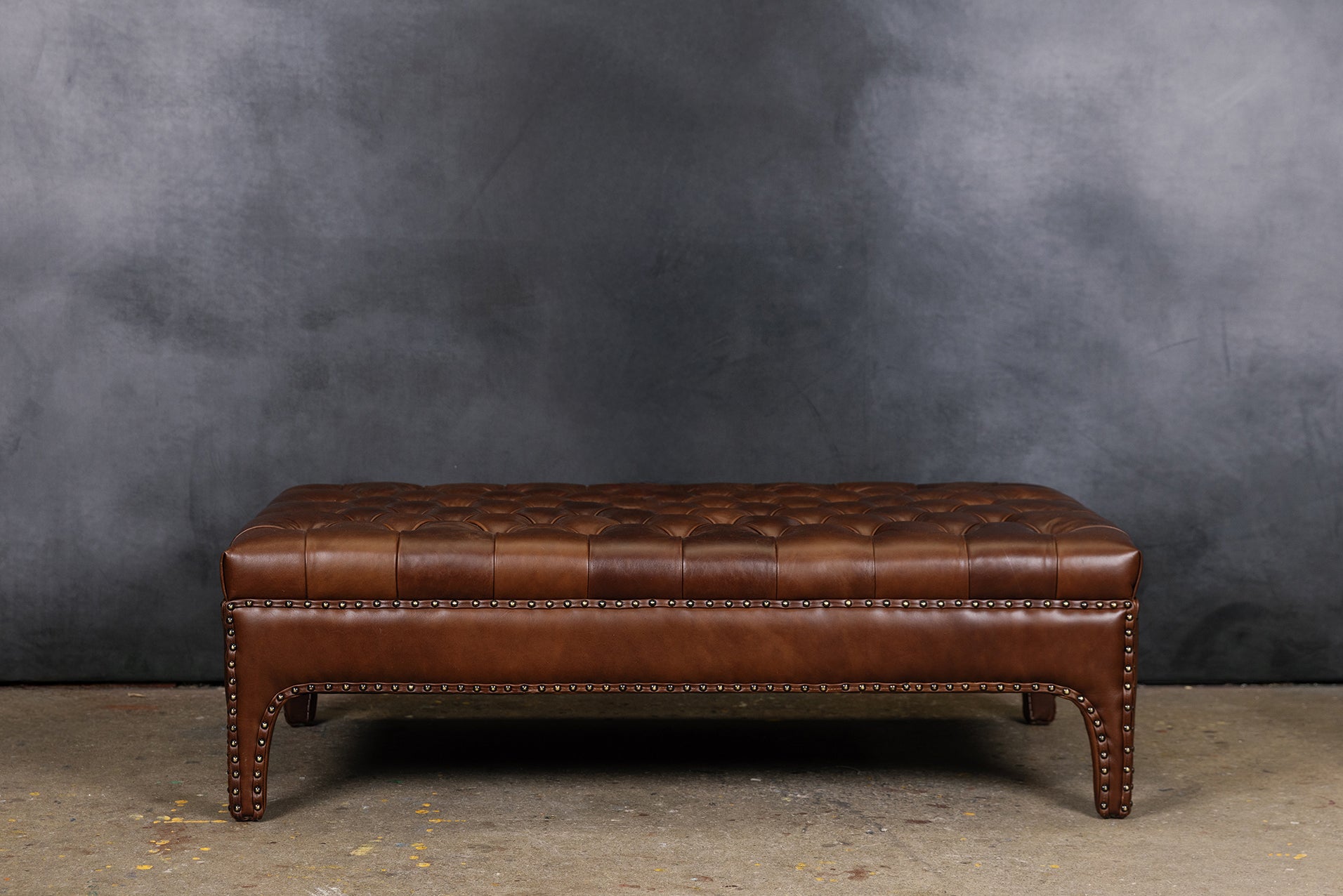 THE OULTON LEATHER OTTOMAN