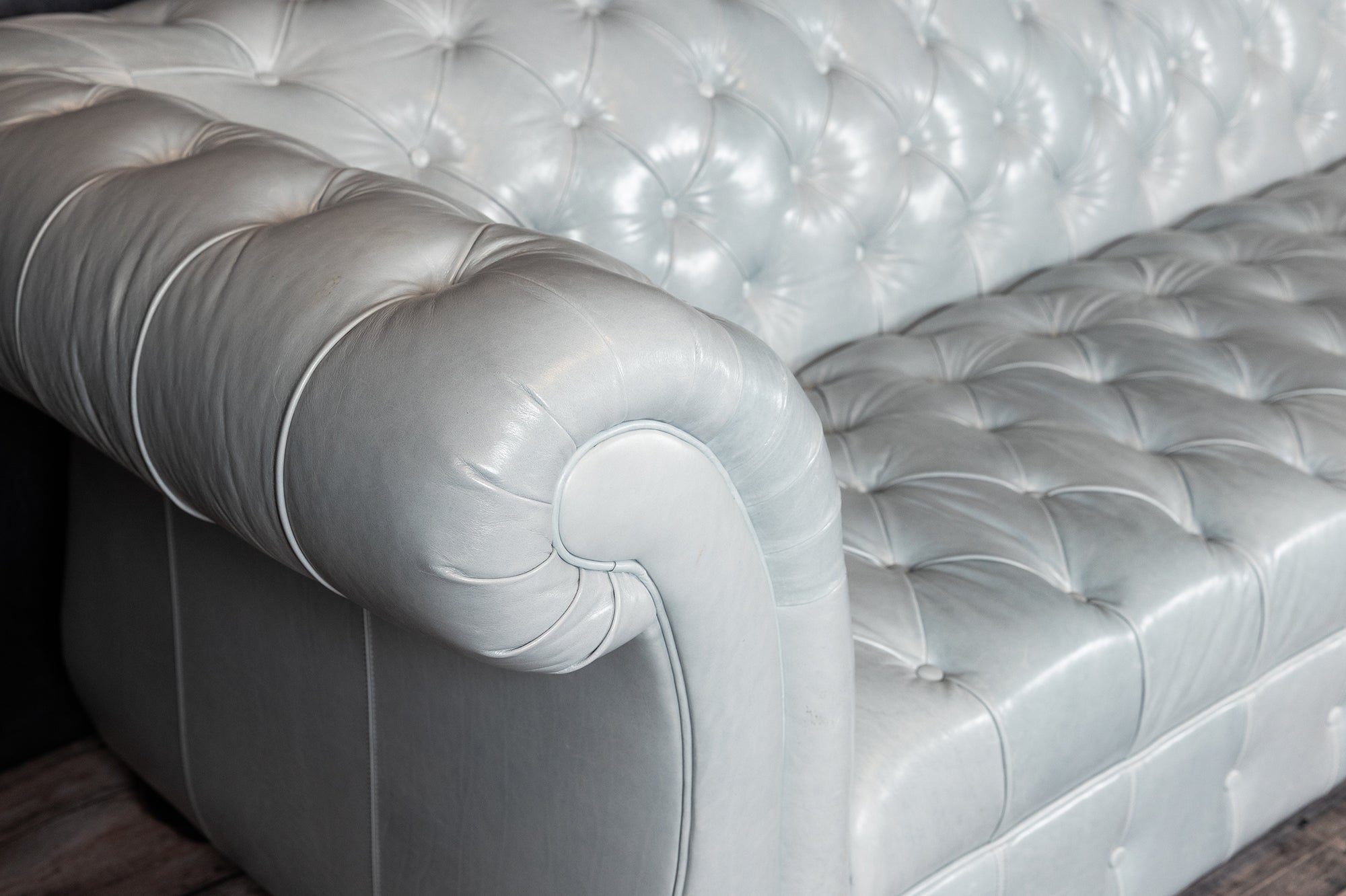 CANAPÉ D'ANGLE EN CUIR CASA BERGAMO