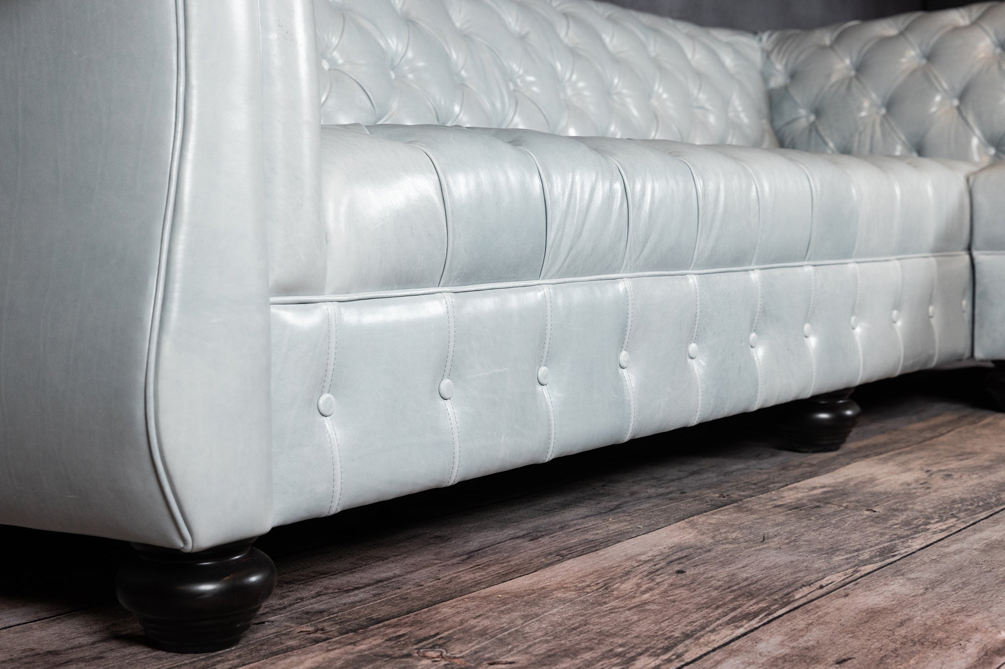 CANAPÉ D'ANGLE EN CUIR CASA BERGAMO