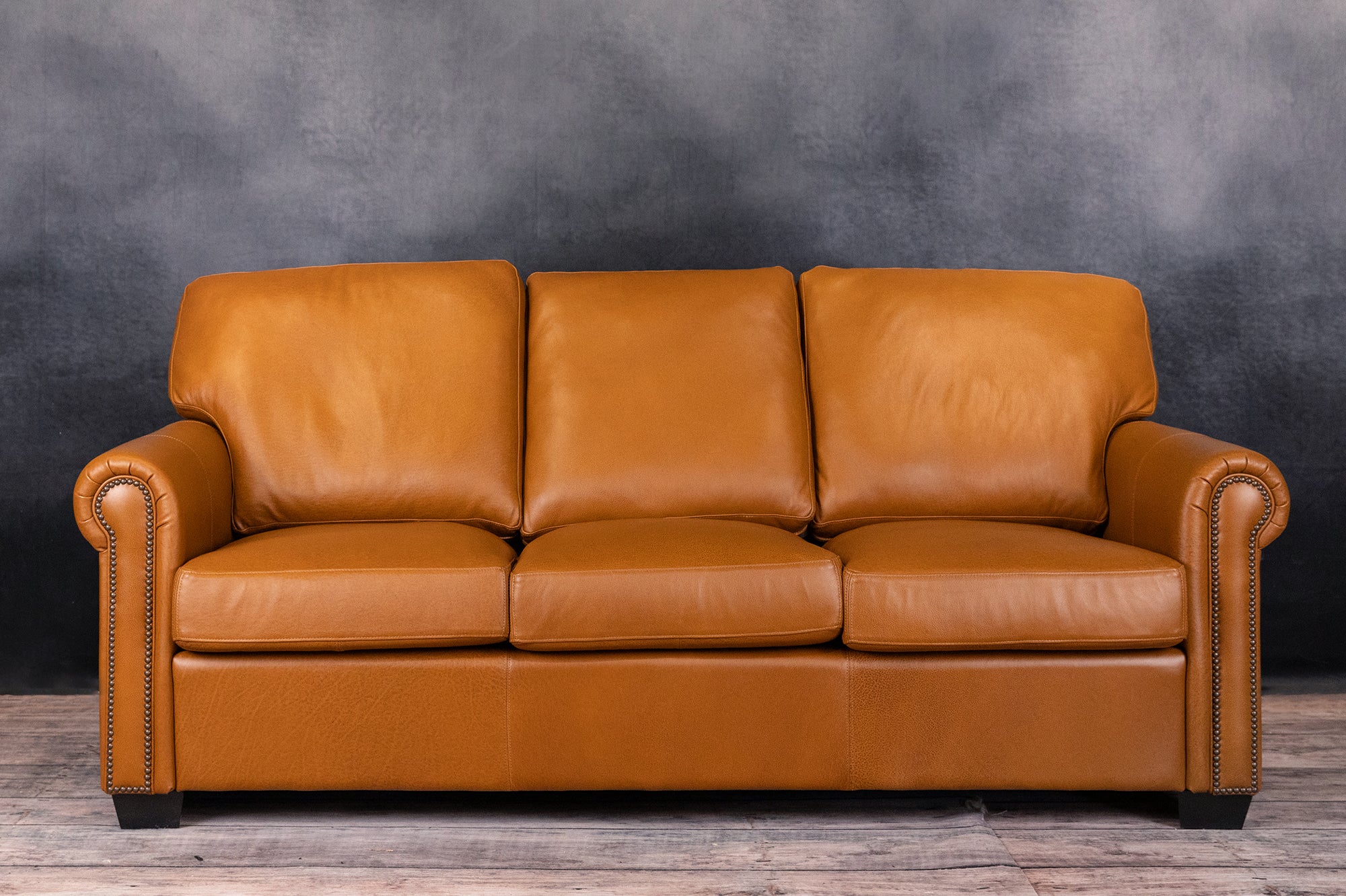 Coral Leather Sofa