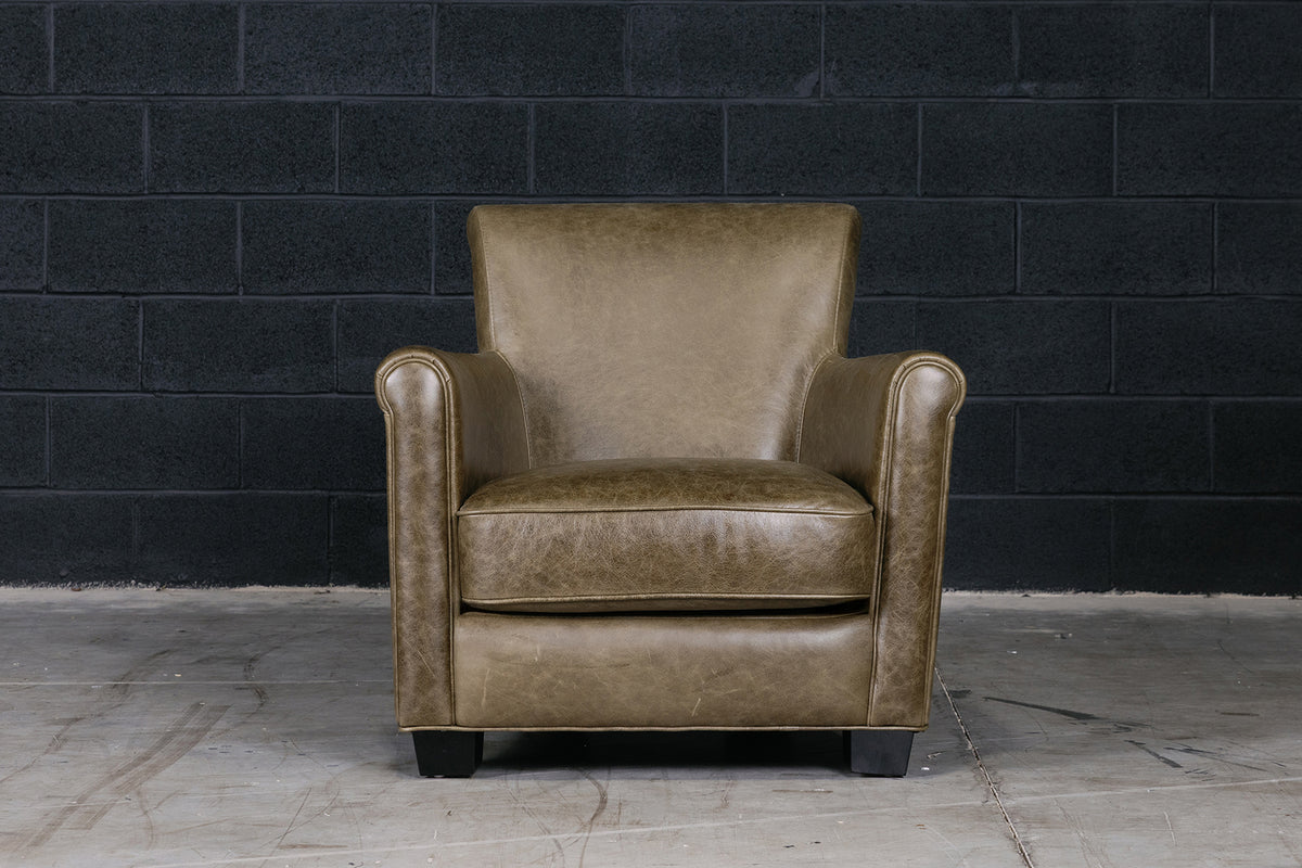 CANADIAN MADE LEATHER CHAIR