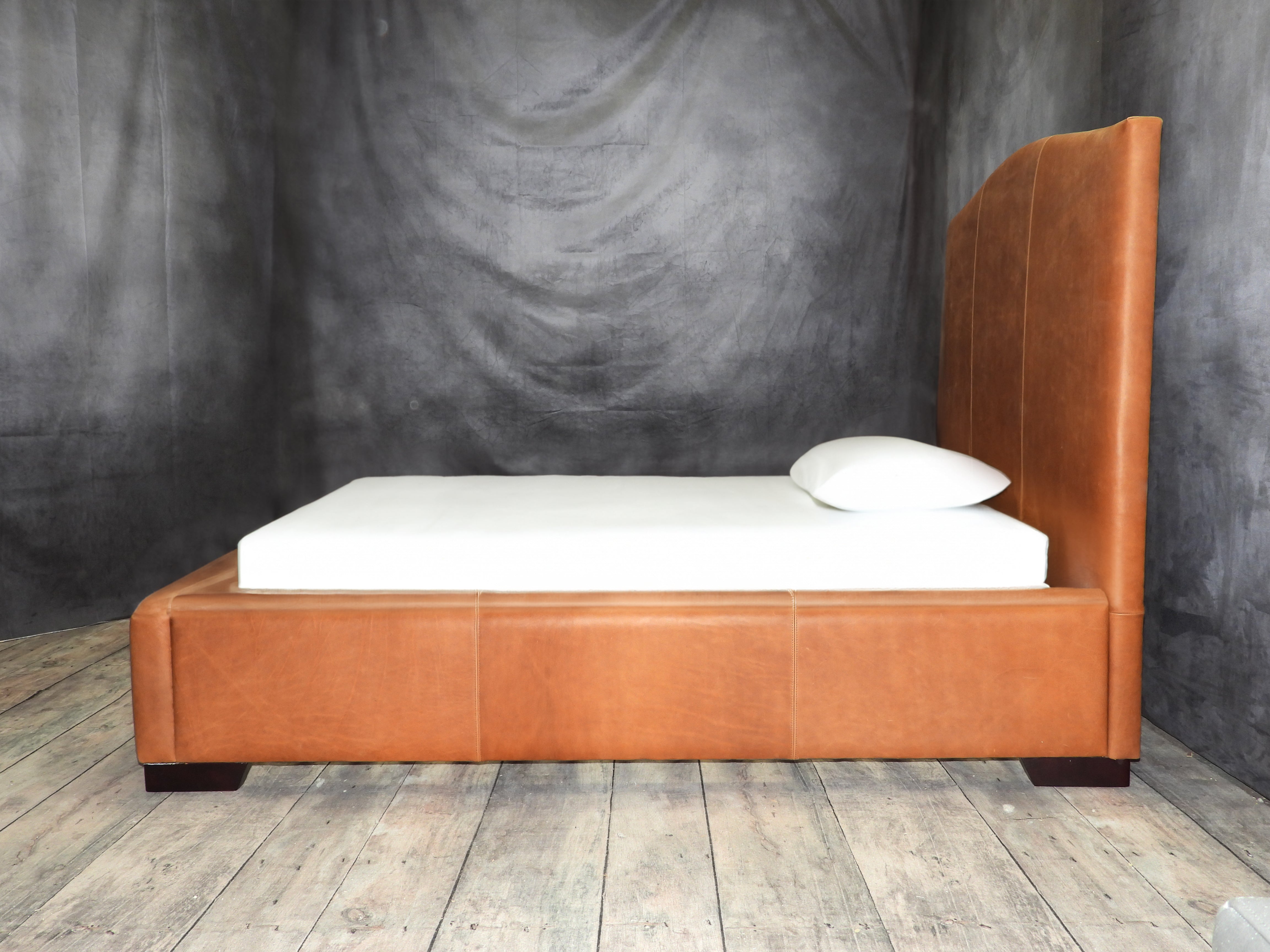 Turner Leather Bed